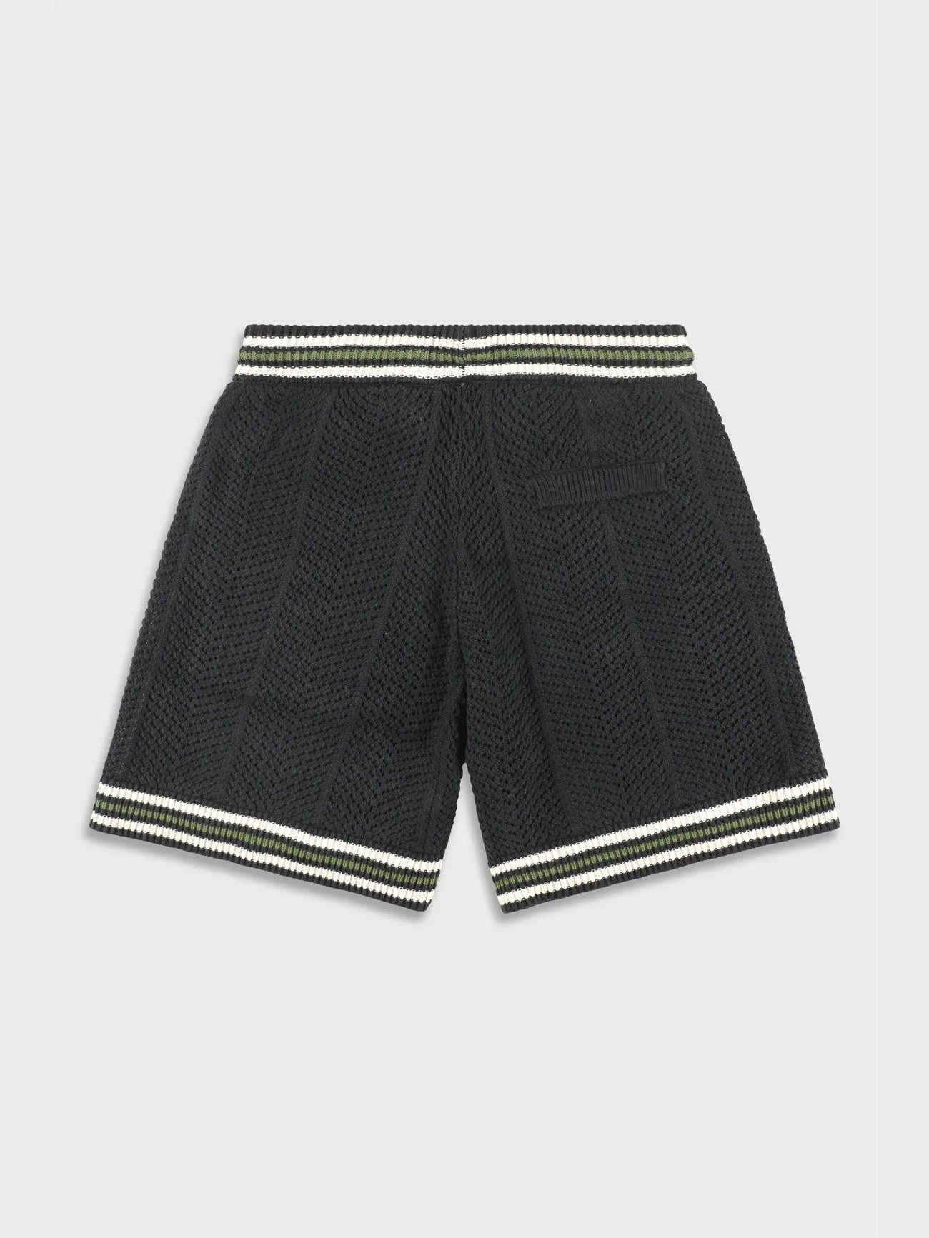 Ainker 802 Black Knit Short Pant - Image 2