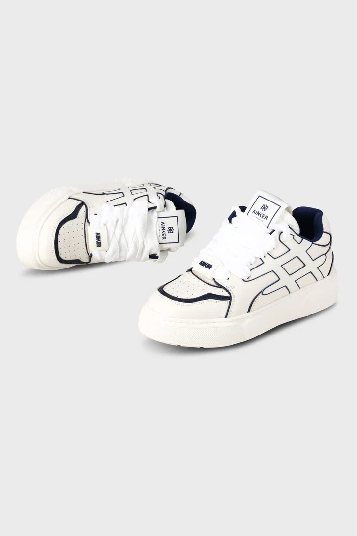 Ainker Backdoor Leather White Blue - Image 4