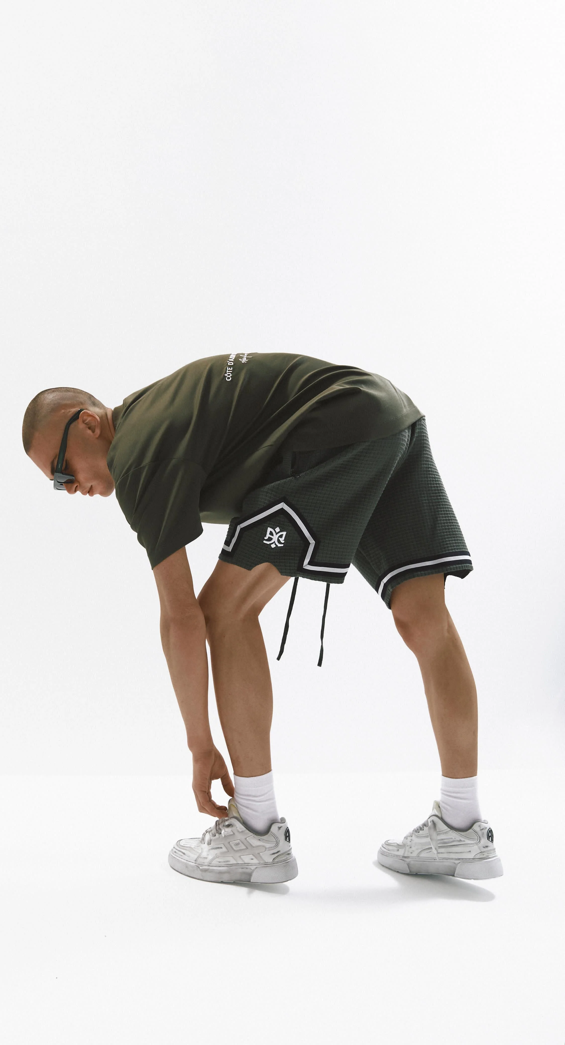 Ainker BB 275 Waffle Green Short Pant - Image 2