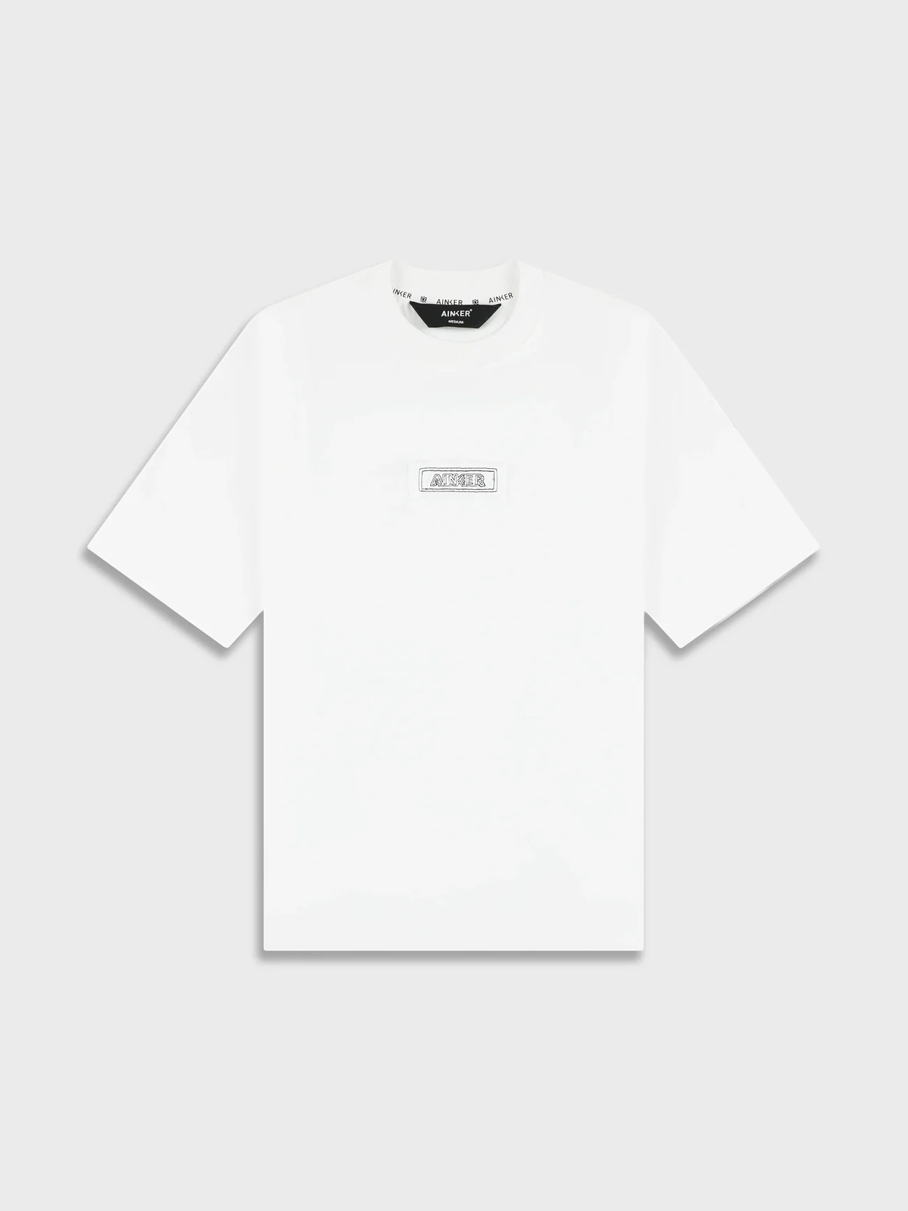 Ainker Cotton 599 White T-Shirt