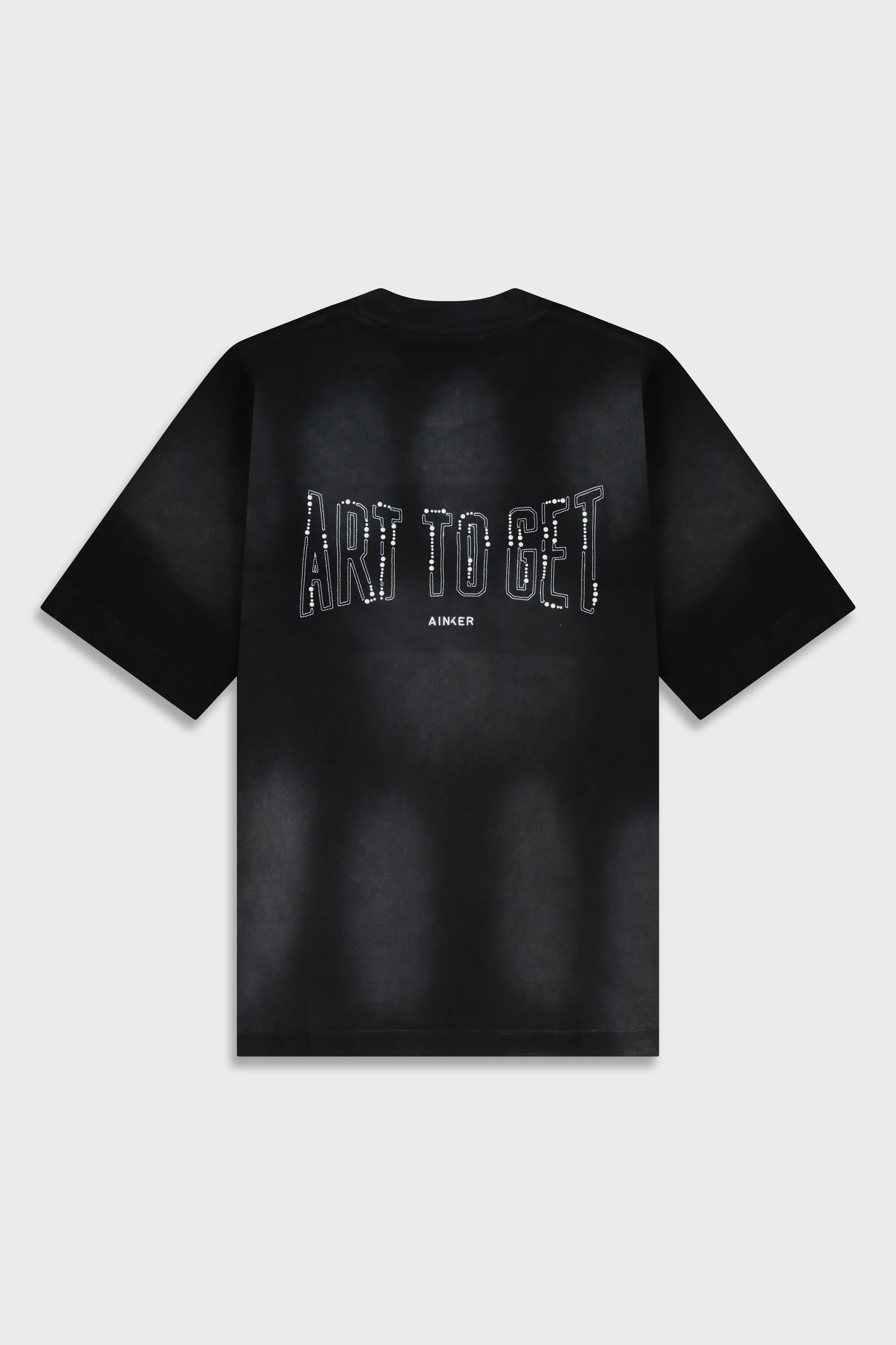 Ainker Cotton Wash 717 Black T-Shirt - Image 2