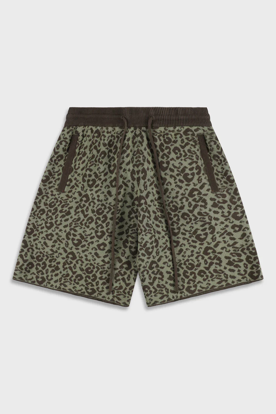 Ainker Leopard 814 Green Knit Short Pant