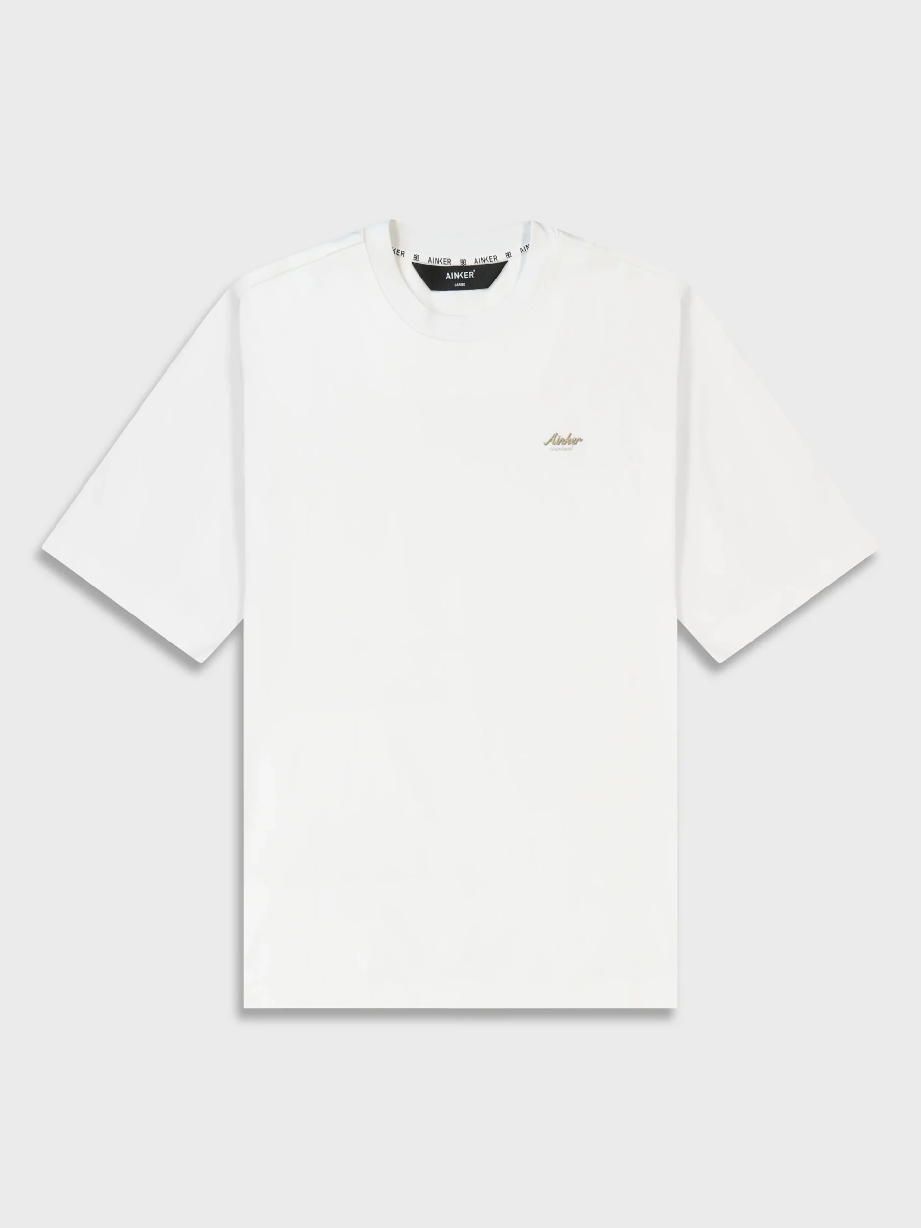 Ainker Mercerized 540 White T-Shirt