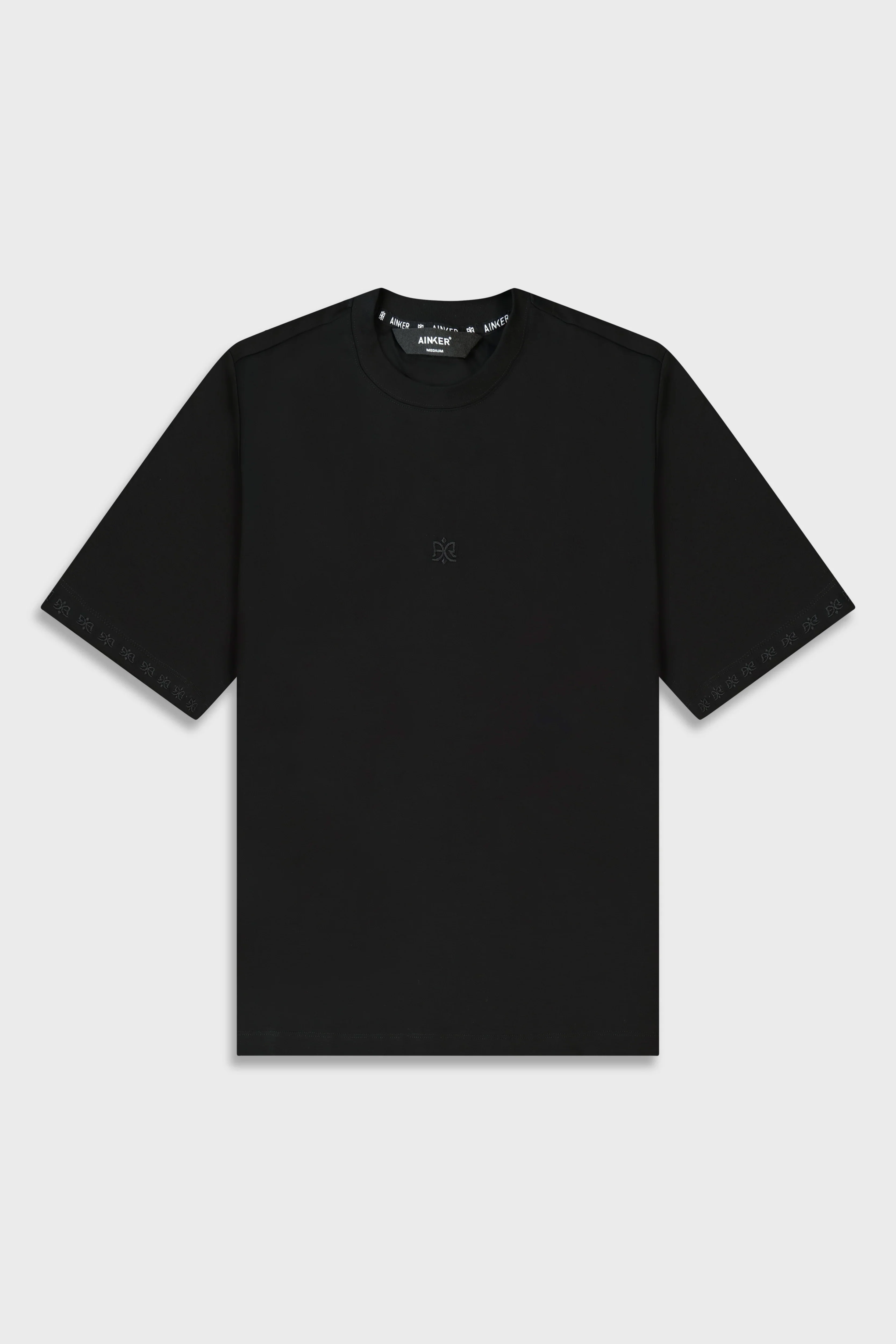 Ainker Mercerized 676 Black T-Shirt