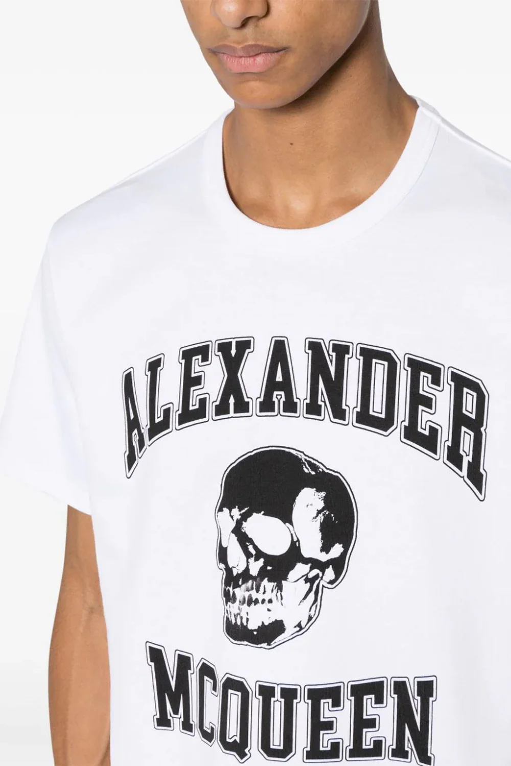 Alexander McQueen logo-print cotton T-shirt - Image 3