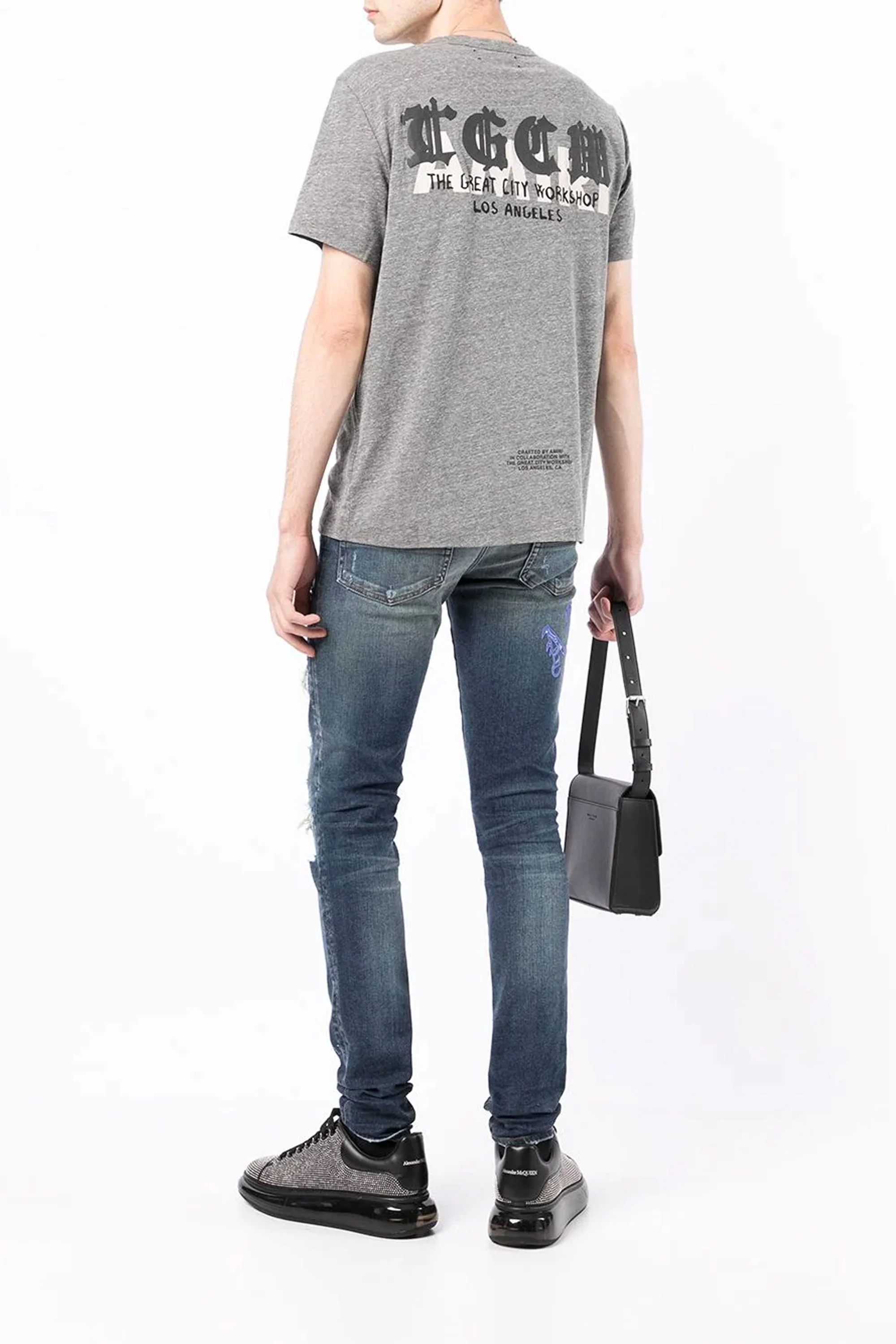 Amiri logo-print short-sleeved T-shirt - Image 2