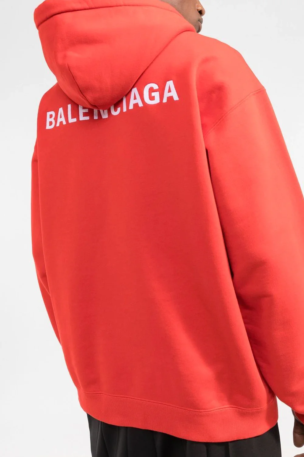 Balenciaga logo drawstring hoodie - Image 2