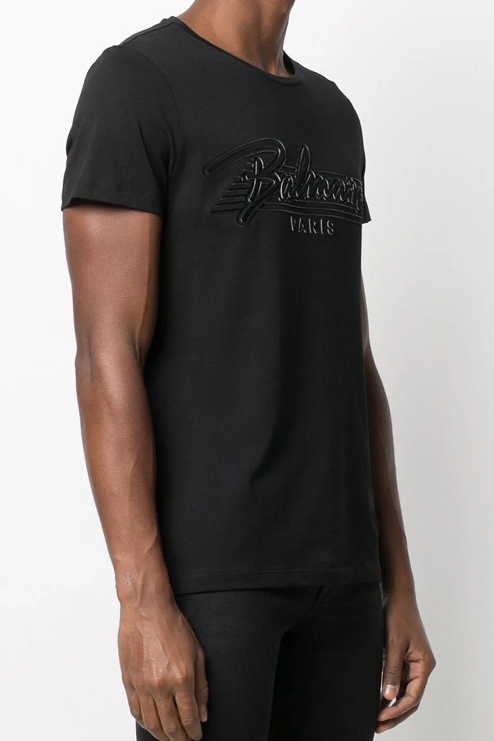 Balmain FLOCKED LOGO PRINT T-SHIRT - Image 3