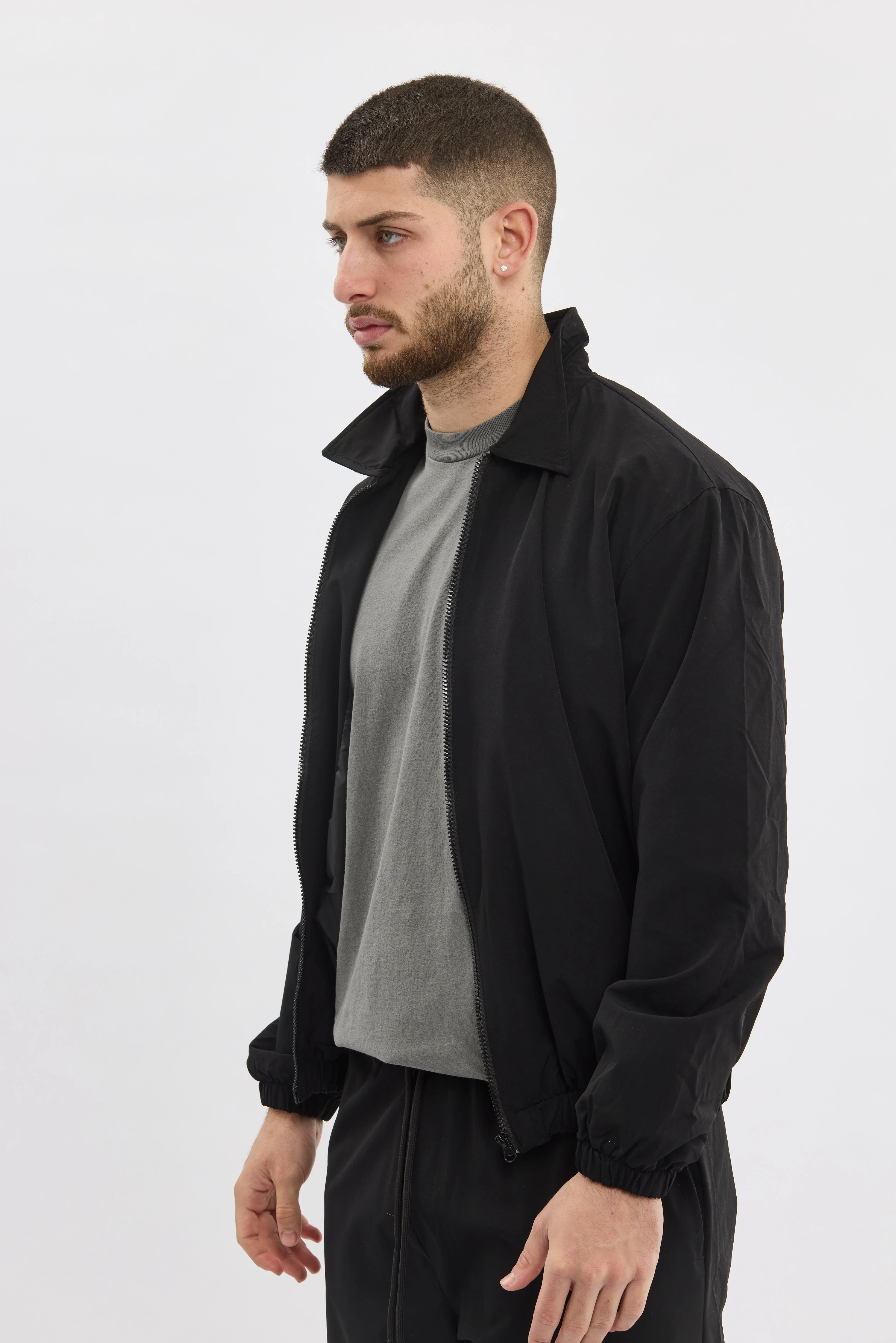 Crew Milano Black Lightweight Jacket - Image 4