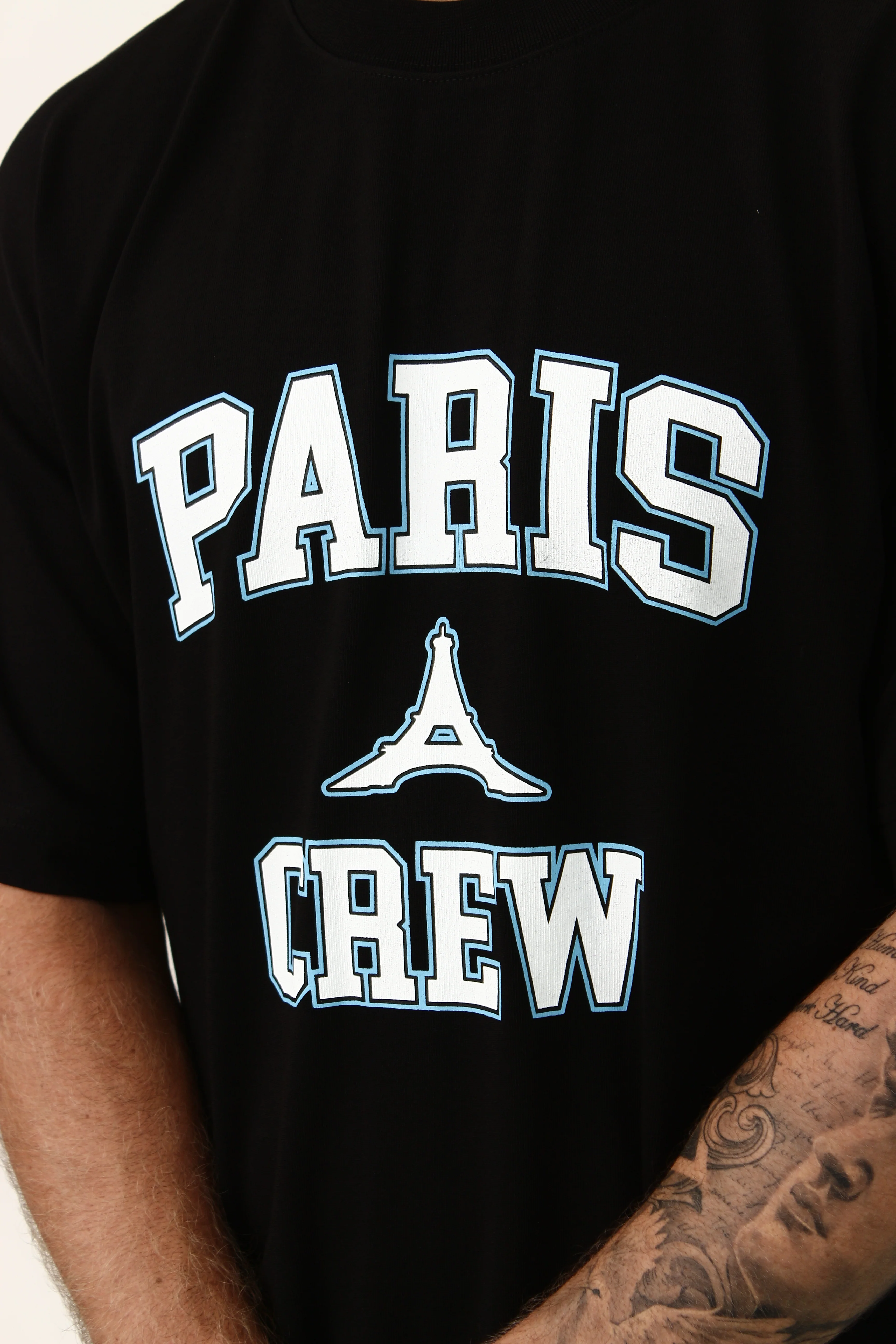 CREW Milano Eiffel Print Oversized T-Shirt - Image 2
