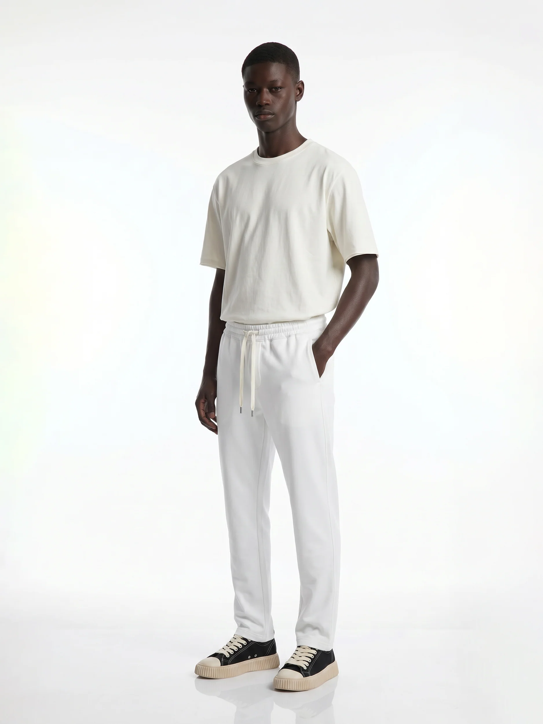 CREW MILANO Elegant Pants White - Image 3