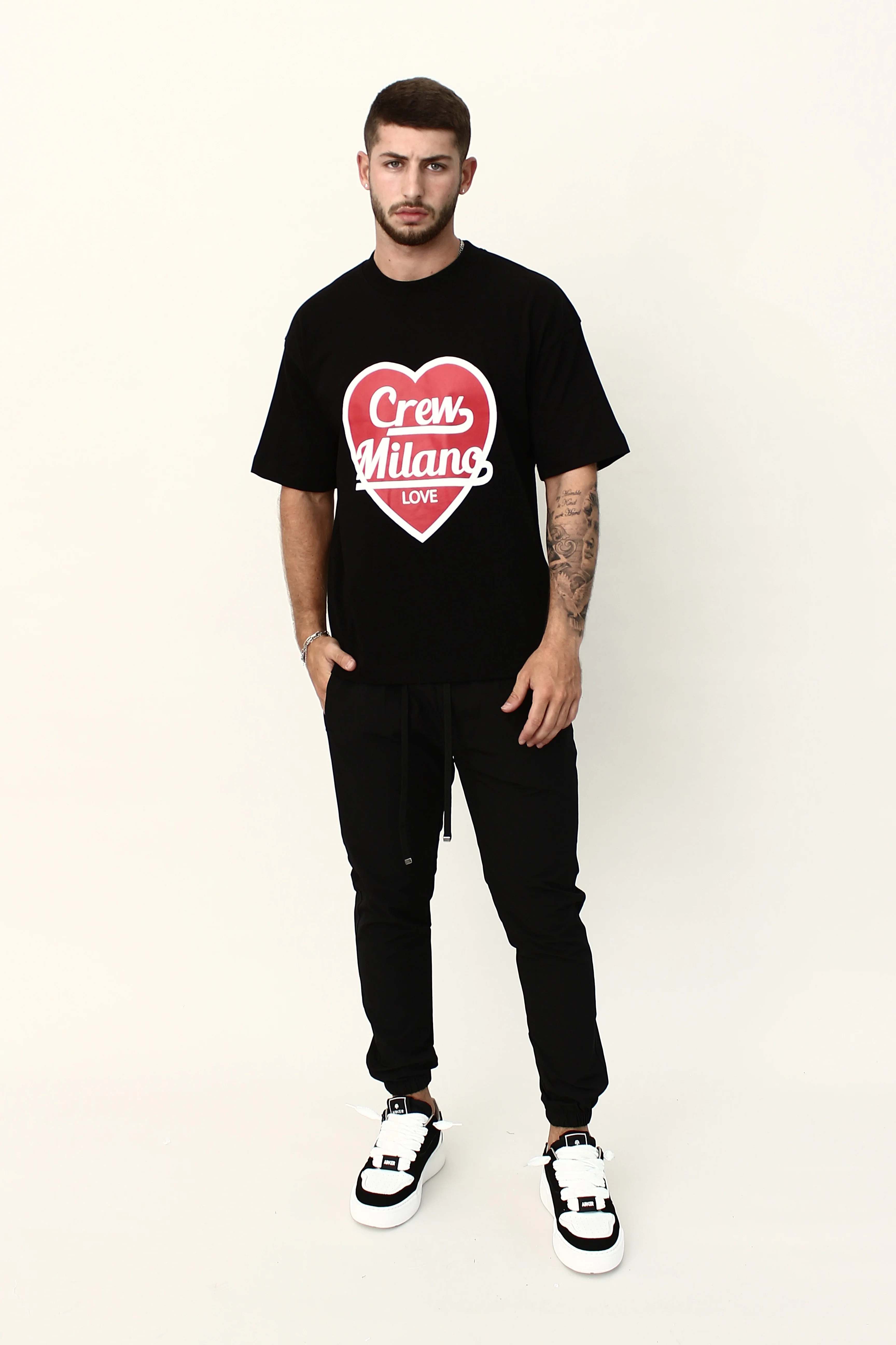 CREW Milano LOVE Oversized T-Shirt - Image 2