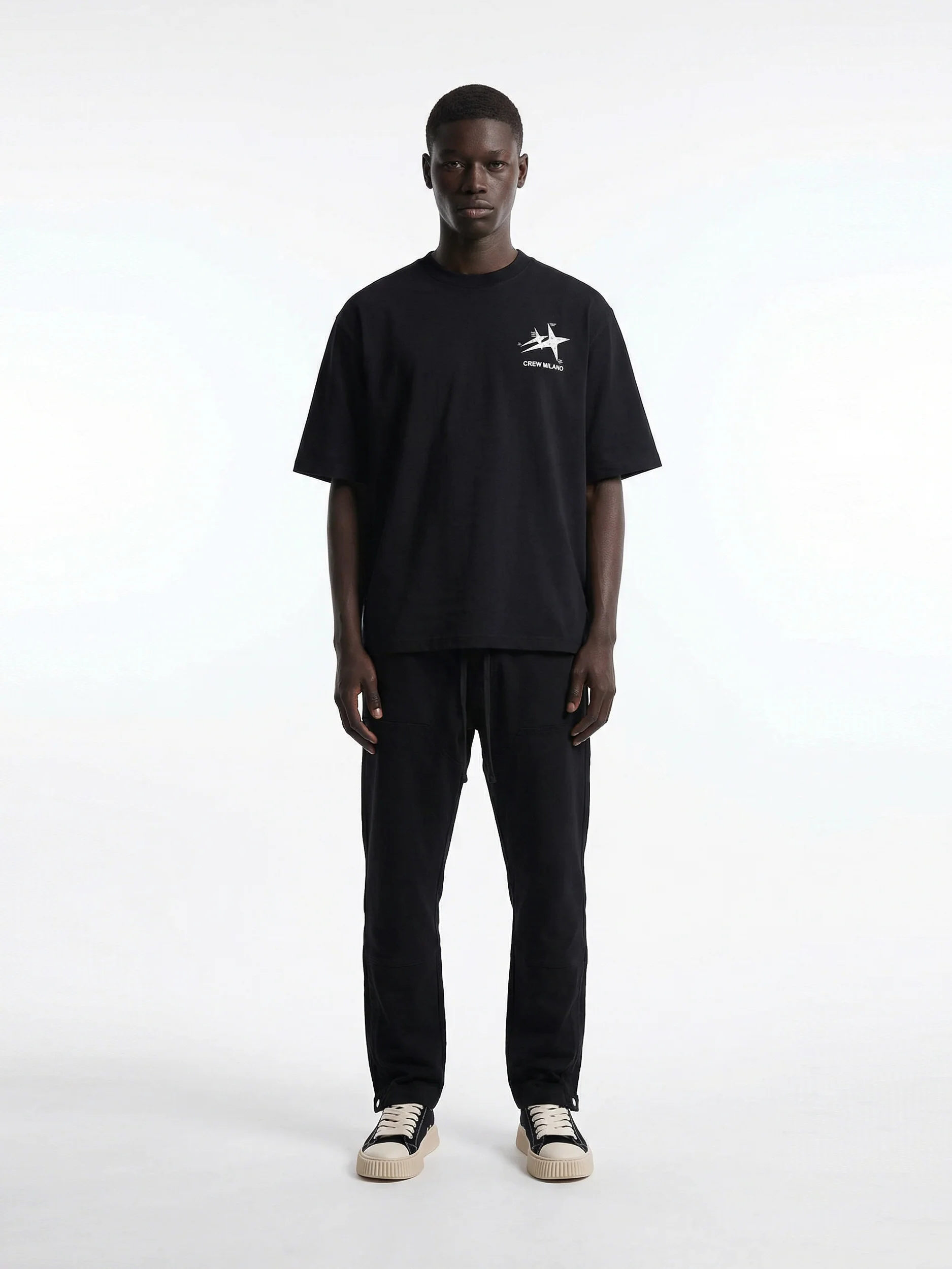 CREW MILANO Pants Jeans Black - Image 3