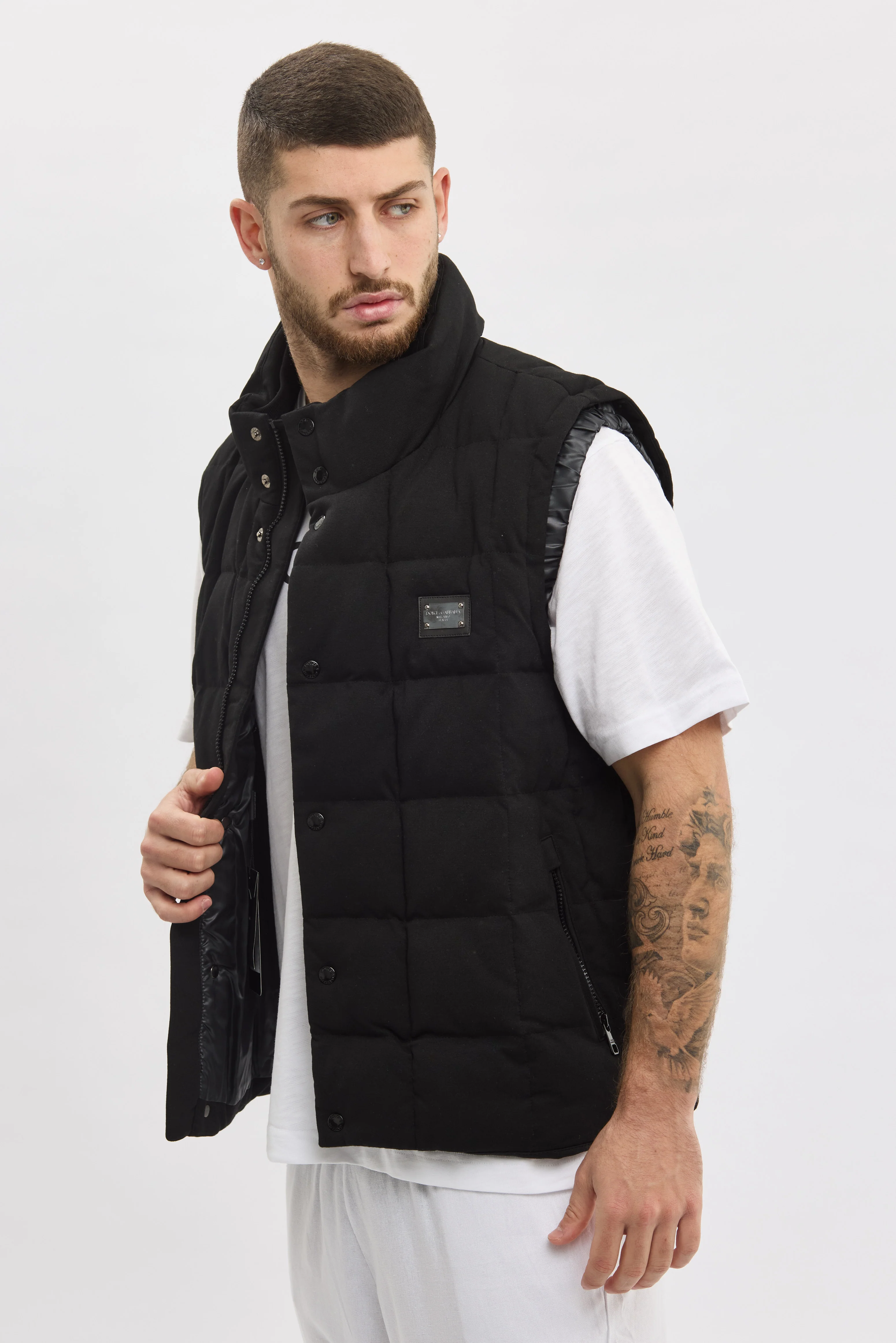 Dolce & Gabbana Black Padded Vest - Image 5