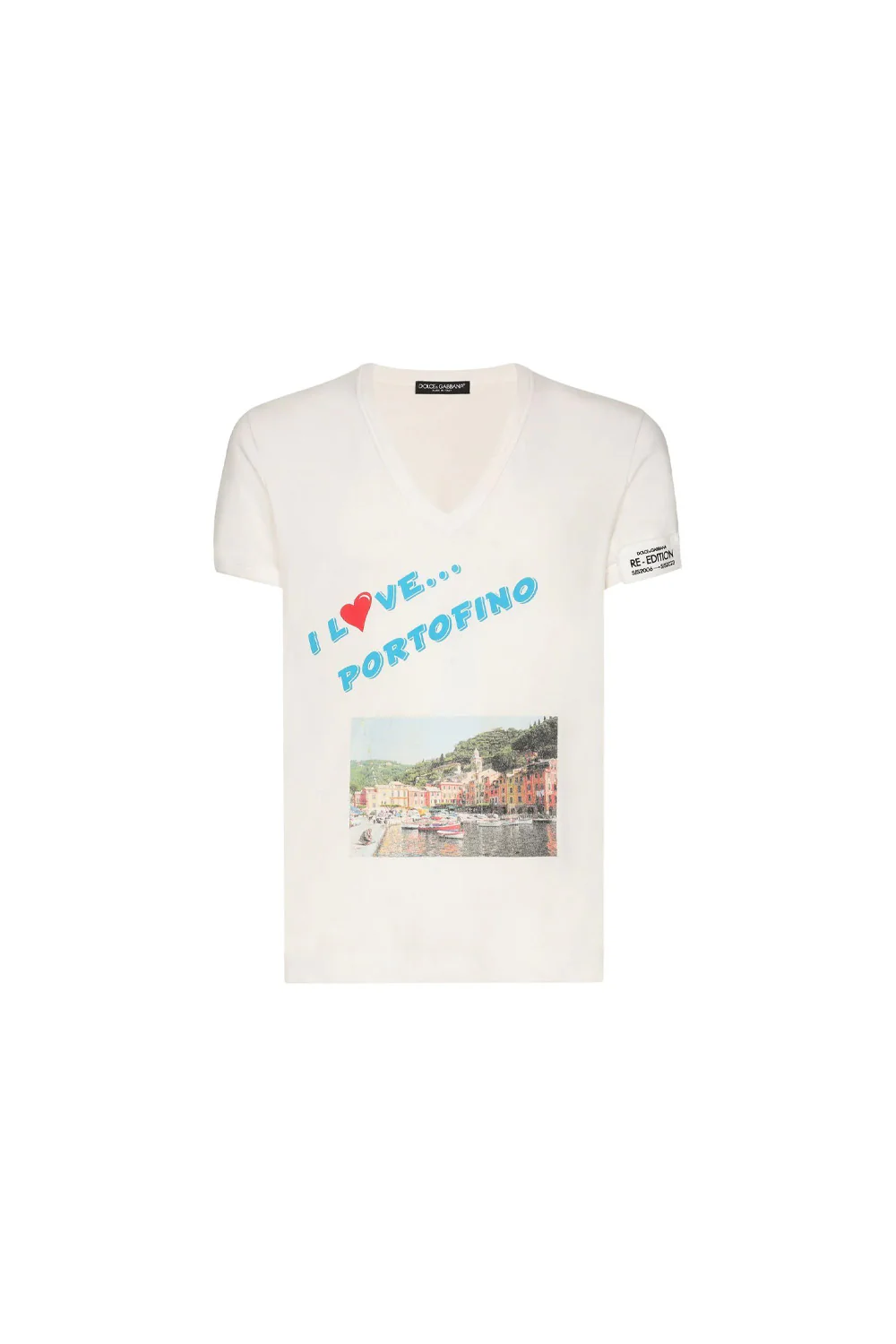 Dolce & Gabbana graphic print V-neck T-shirt