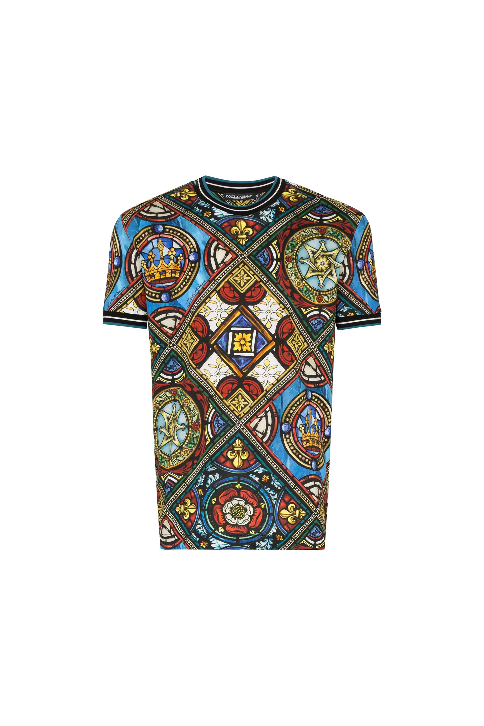 Dolce & Gabbana King's Age printed stretch cotton T-shirt - Image 2