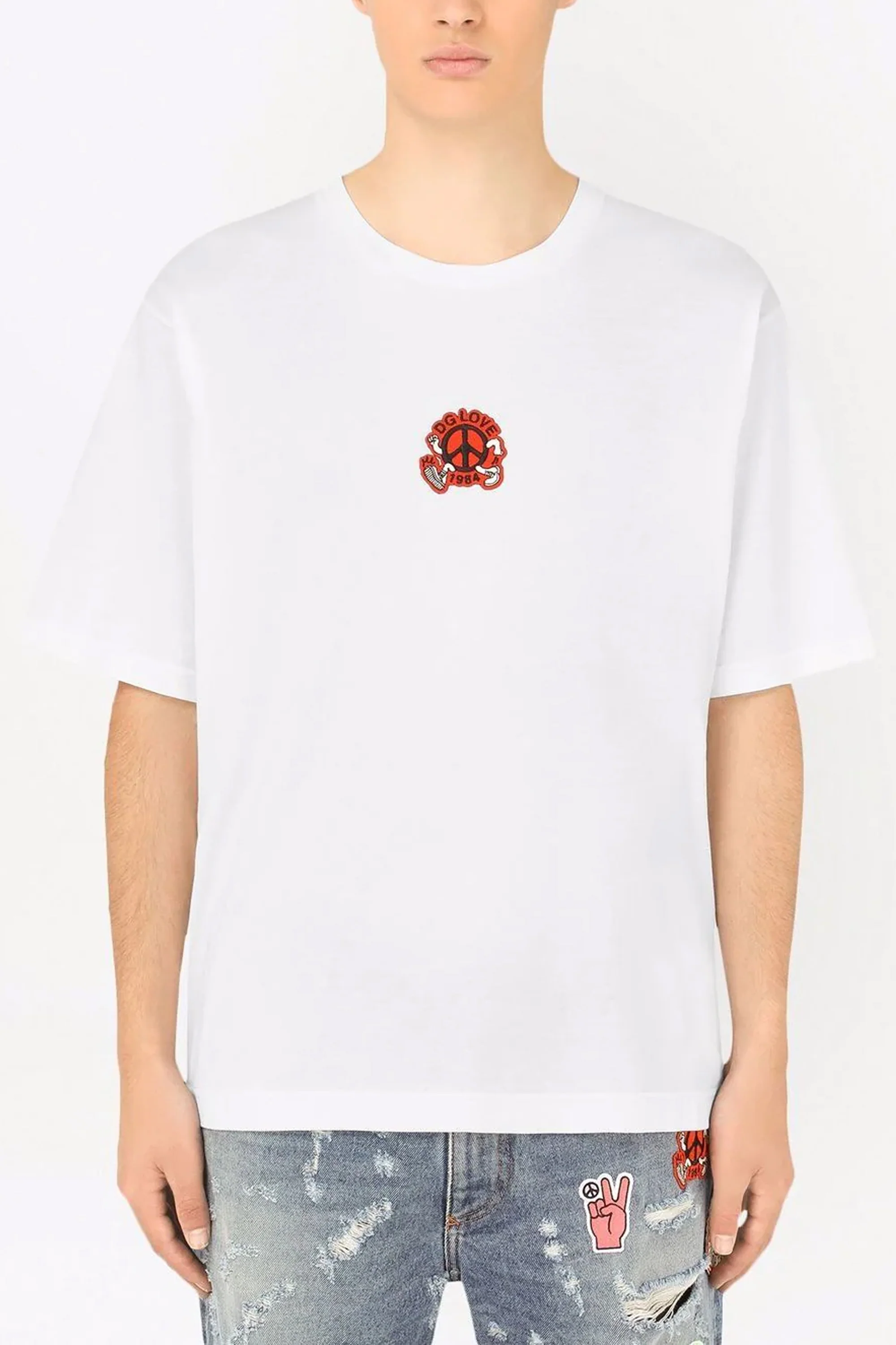 Dolce & Gabbana logo-patch short-sleeved T-shirt - Image 3