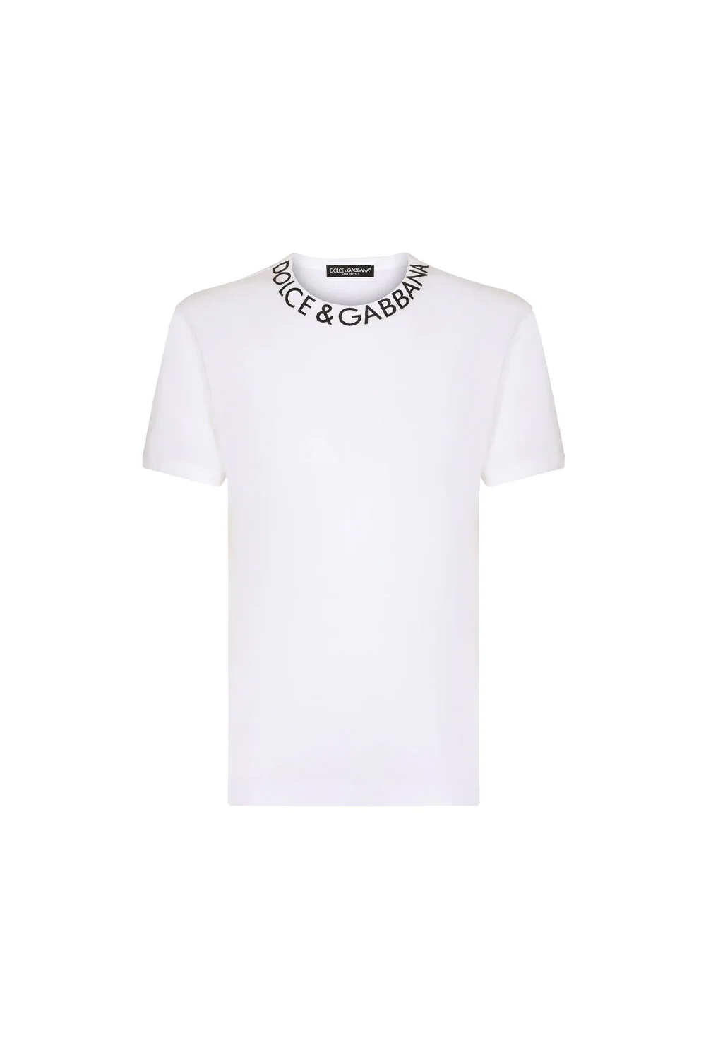 Dolce & Gabbana logo-print neckline T-shirt white - Image 2