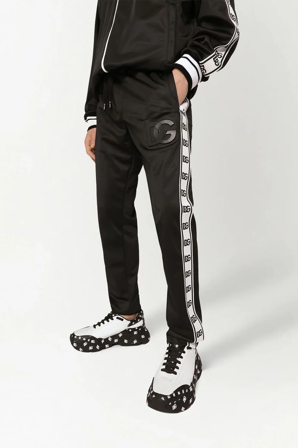 Dolce & Gabbana logo-tape track trousers - Image 2