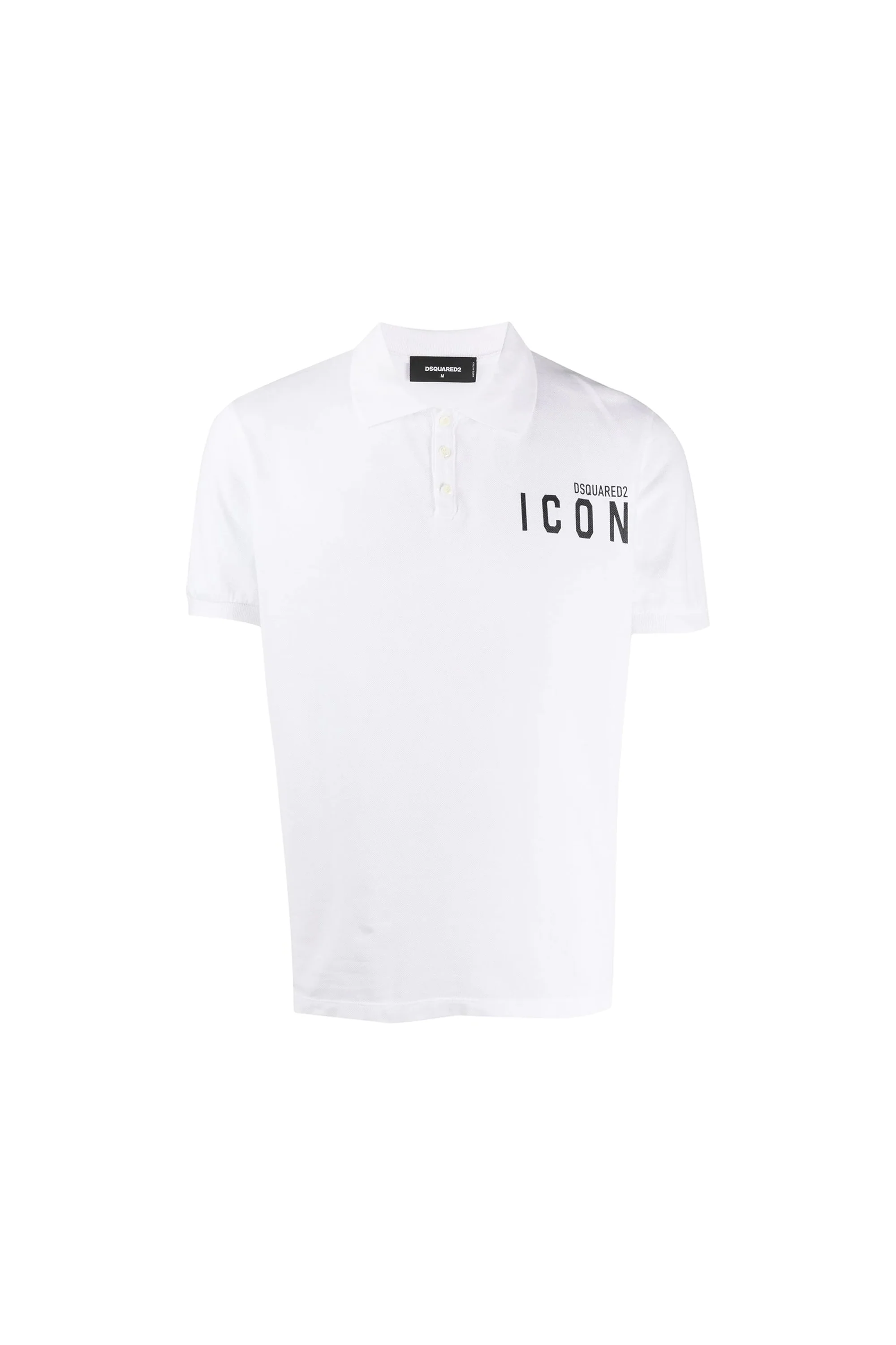 Dsquared2 Icon-print white polo shirt