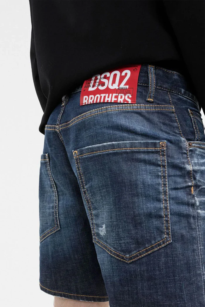 Dsquared2 loose-fit distressed denim shorts Jeans - Image 2