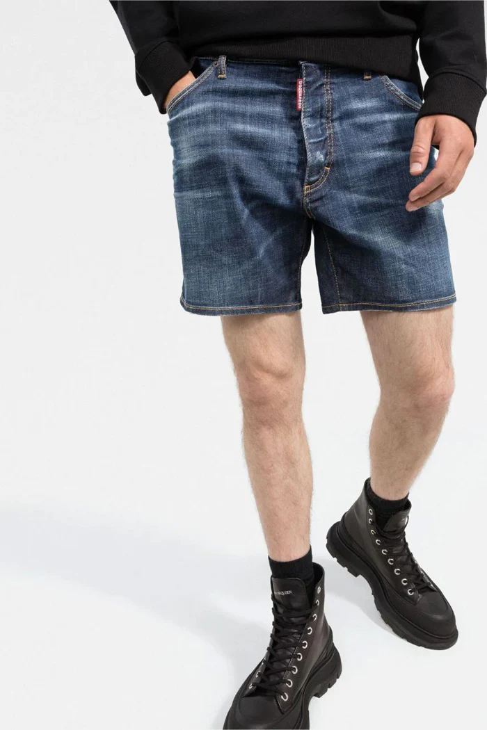 Dsquared2 loose-fit distressed denim shorts Jeans - Image 3