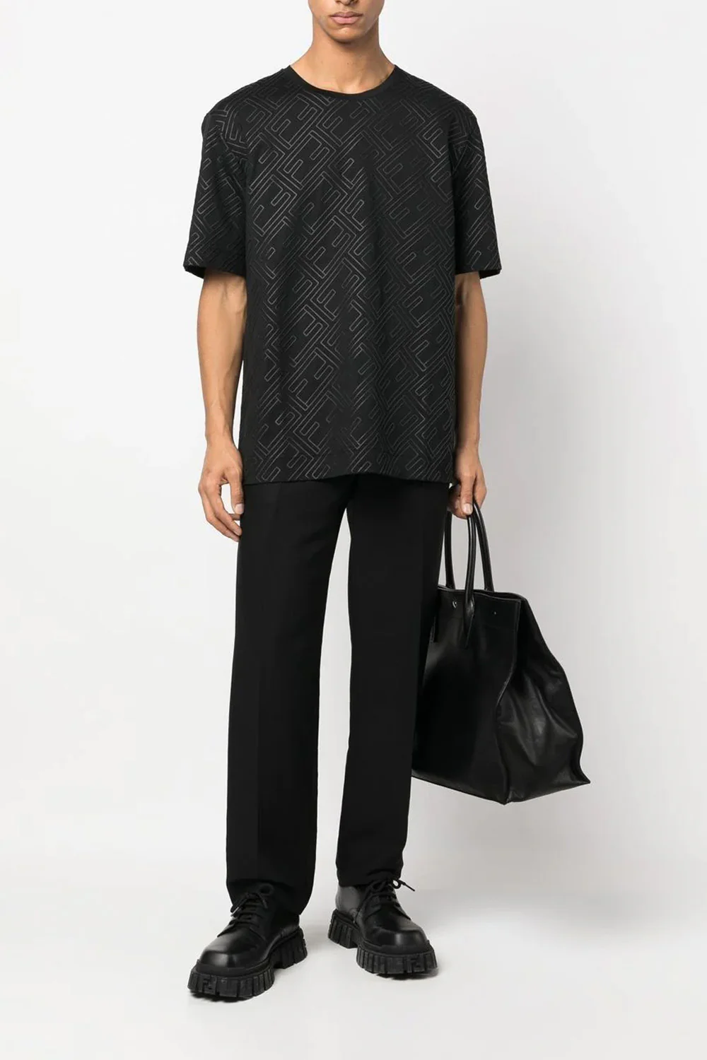 Fendi Black jersey T-shirt - Image 2