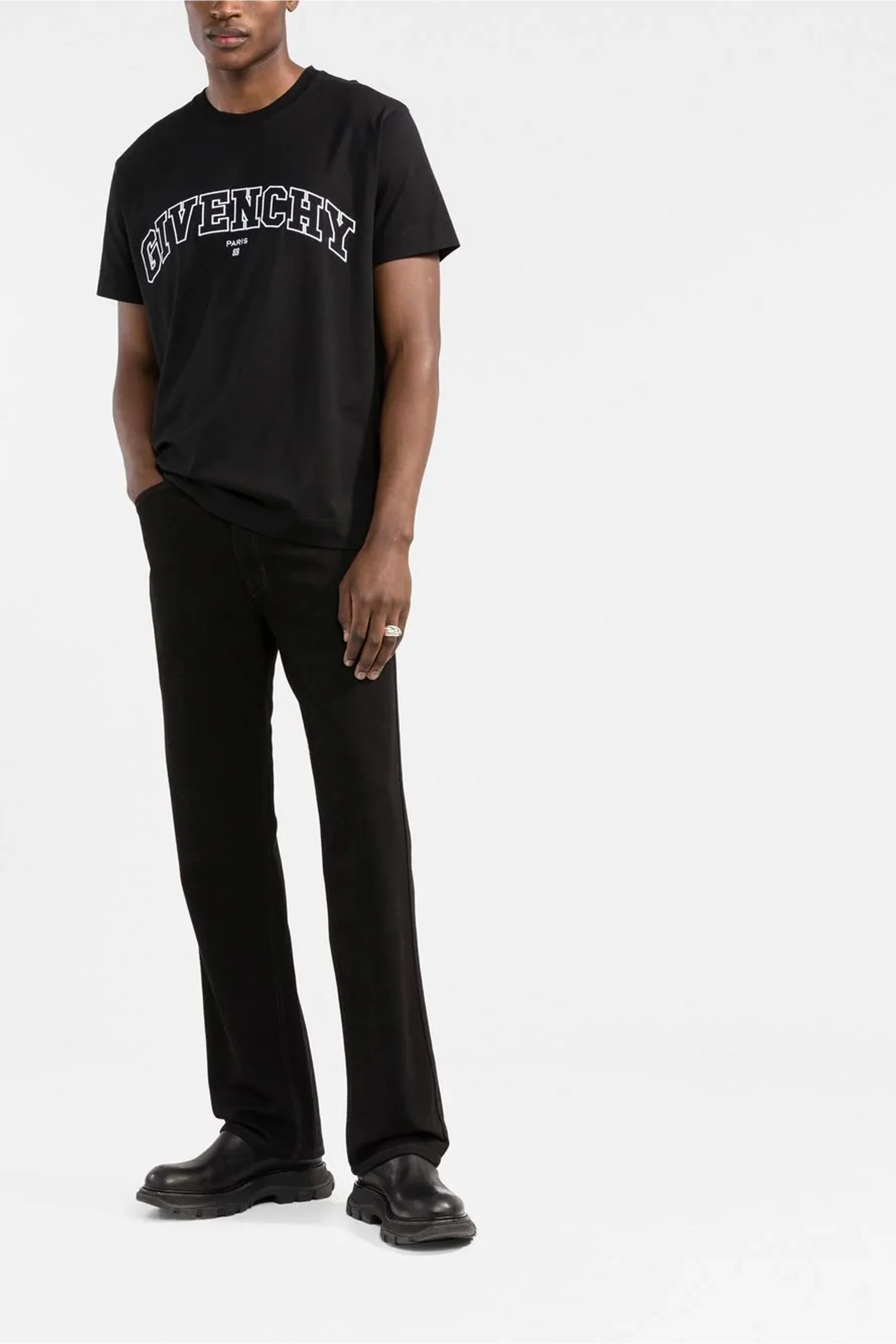 Givenchy College logo-embroidered T-shirt - Image 4