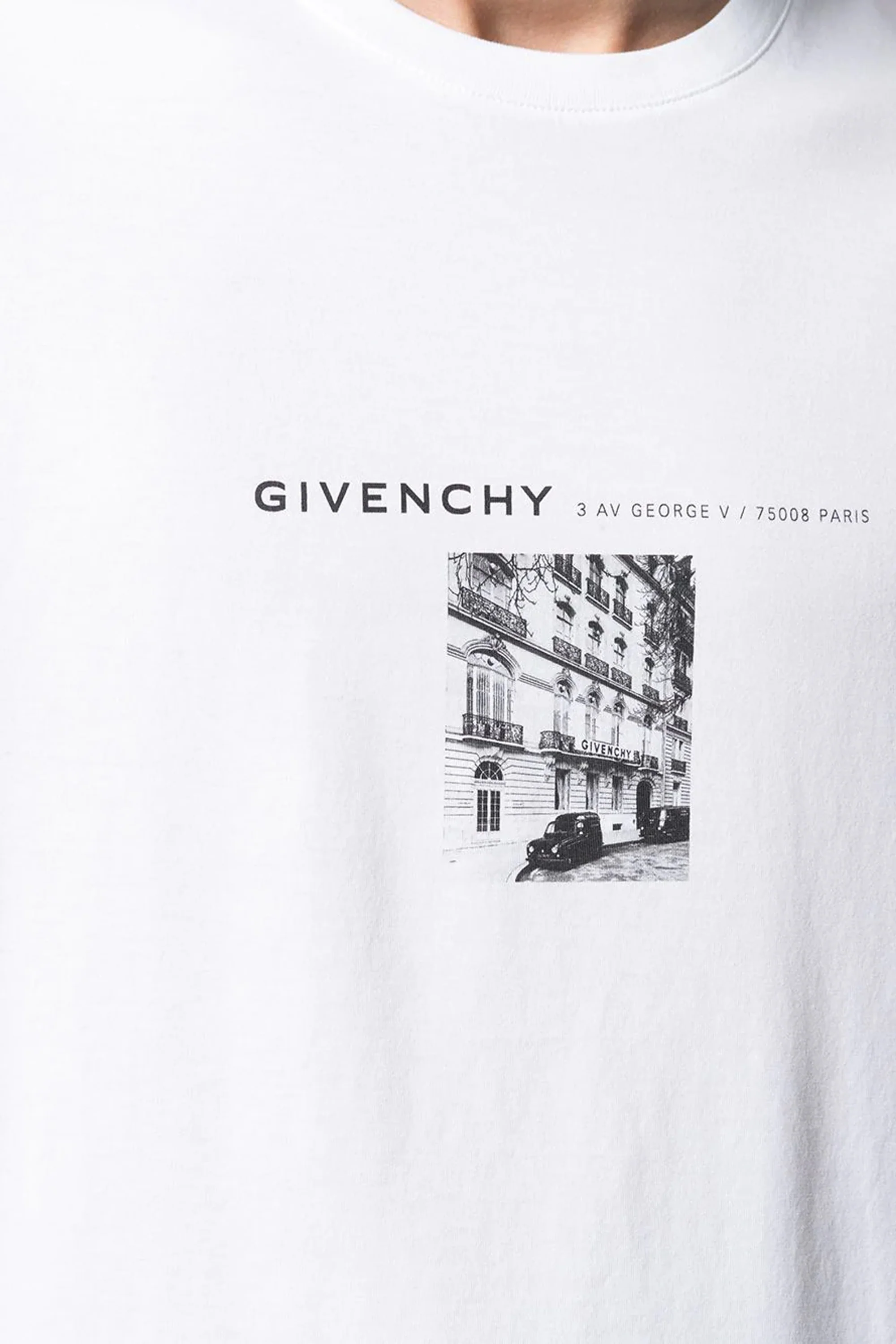 Givenchy White Graphic Print T-Shirt - Image 2