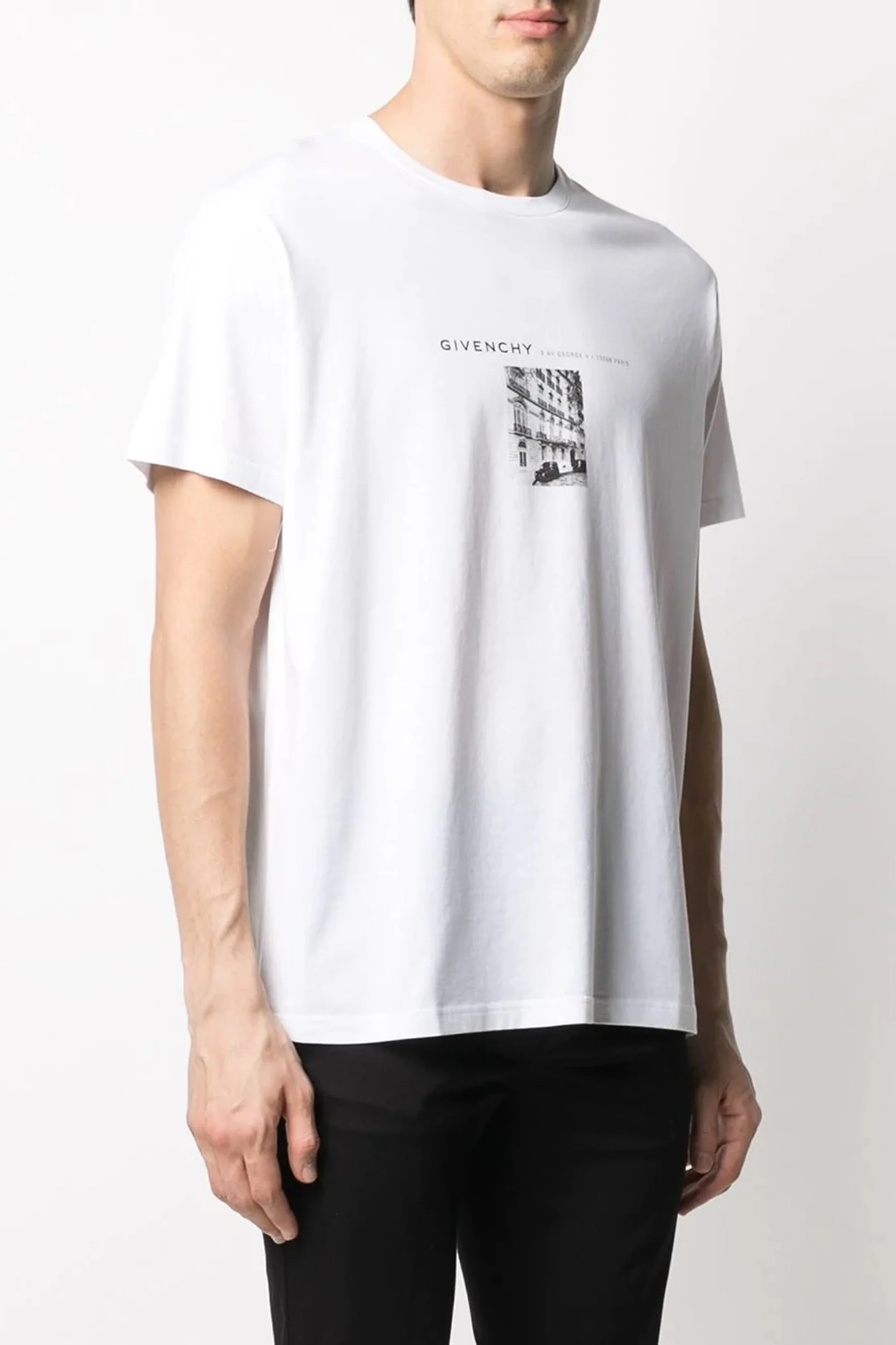 Givenchy White Graphic Print T-Shirt - Image 3