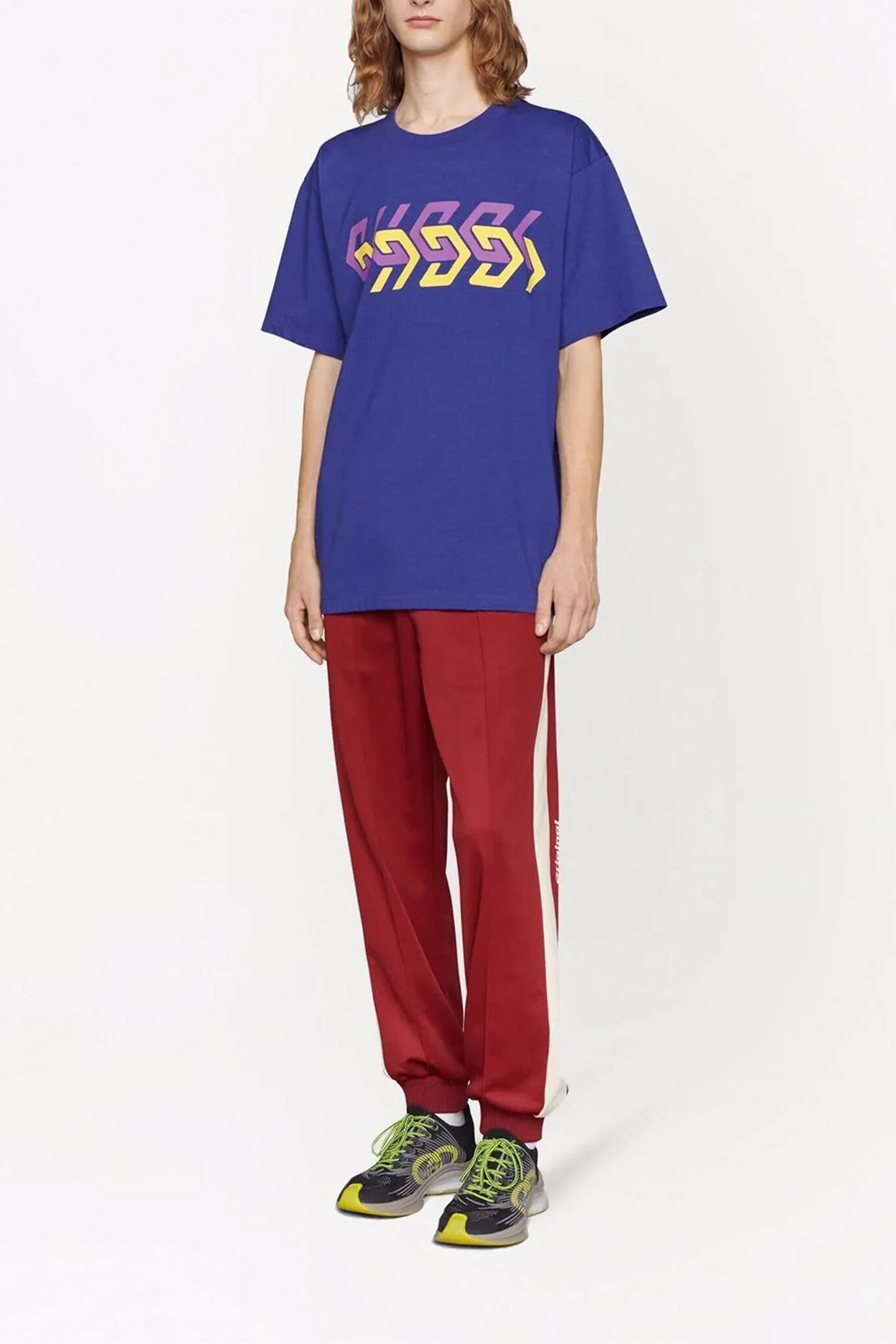 Gucci mirror logo-print short-sleeve T-shirt - Image 2