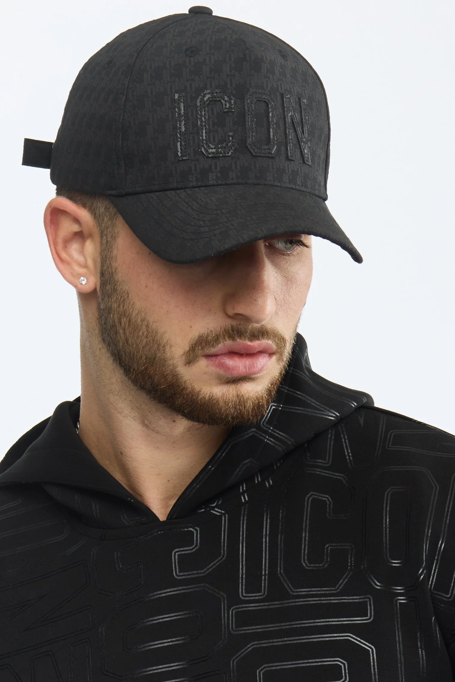 ICON Premium Baseball Cap PMCA0401-FW BLACK