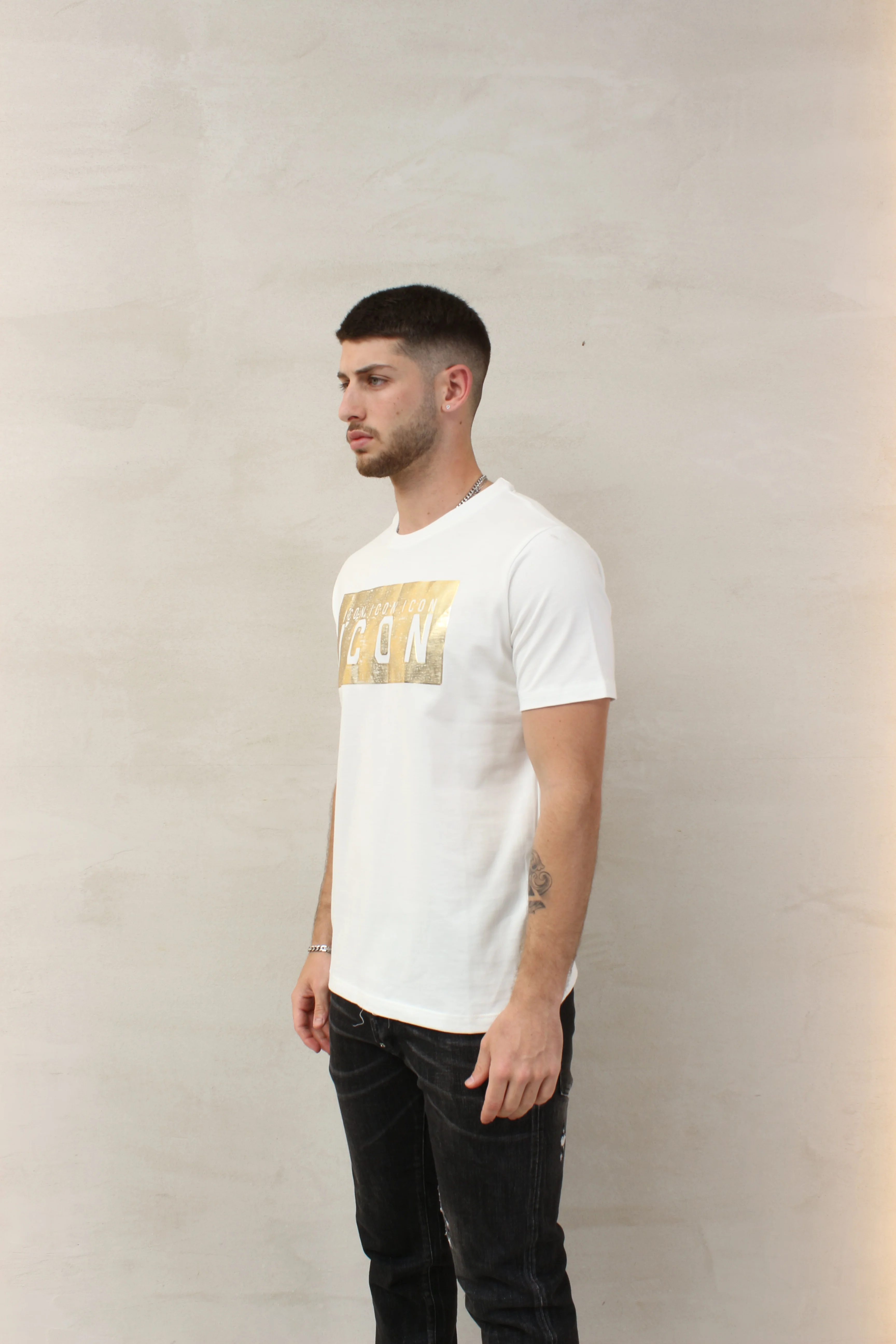 ICON T-Shirt Logo Slim Fit - Image 4