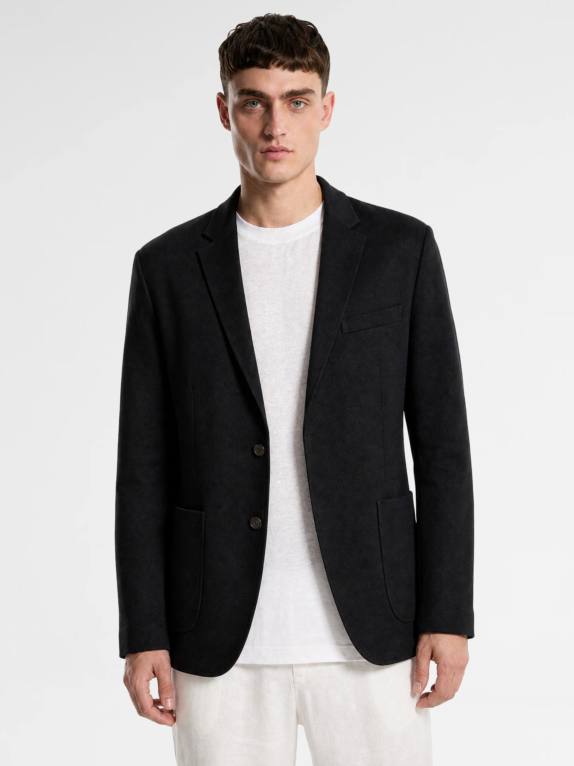 MAISON 9 PARIS Black Linen Blazer - Image 2