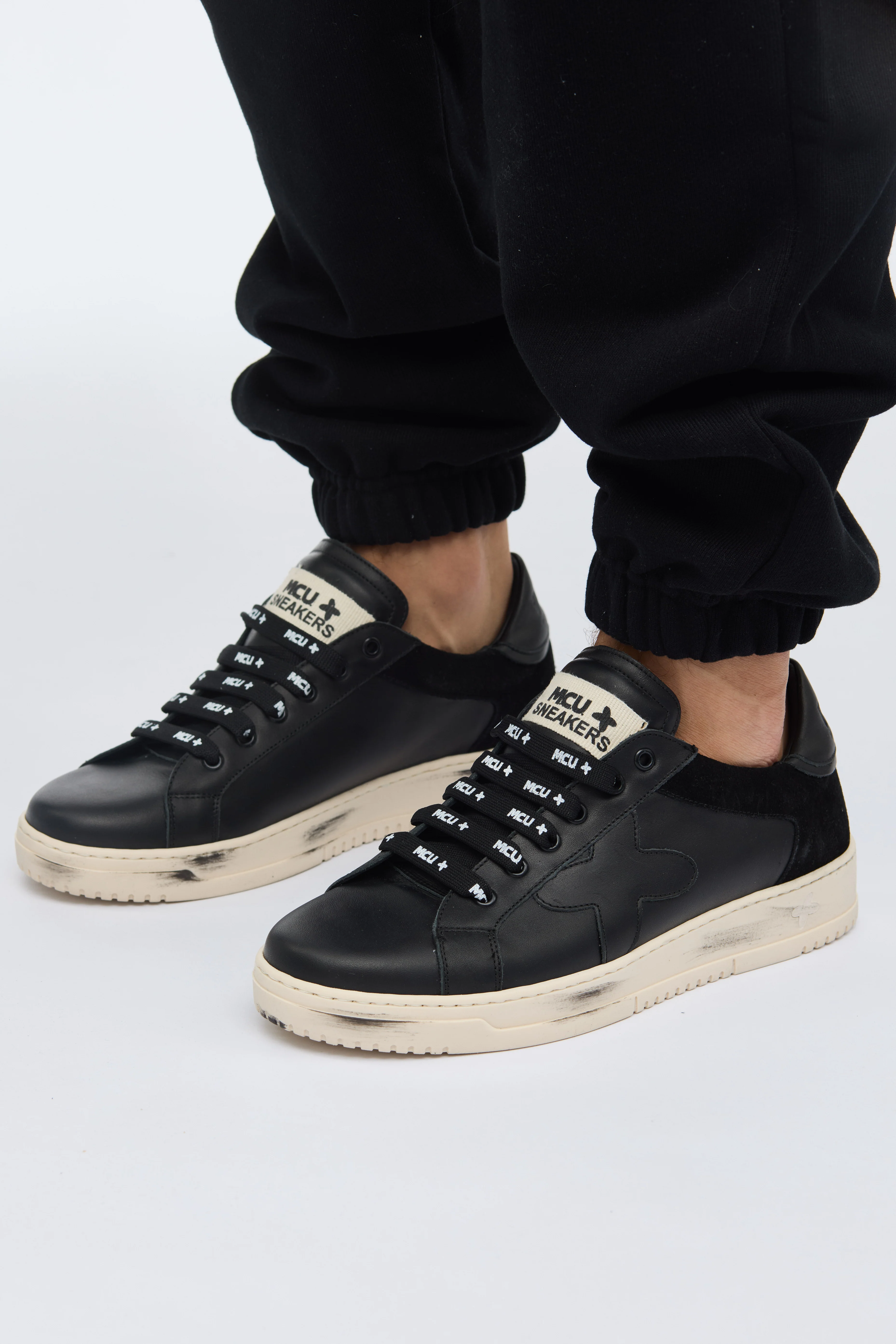 MCU Black low-top Sneakers - Image 2