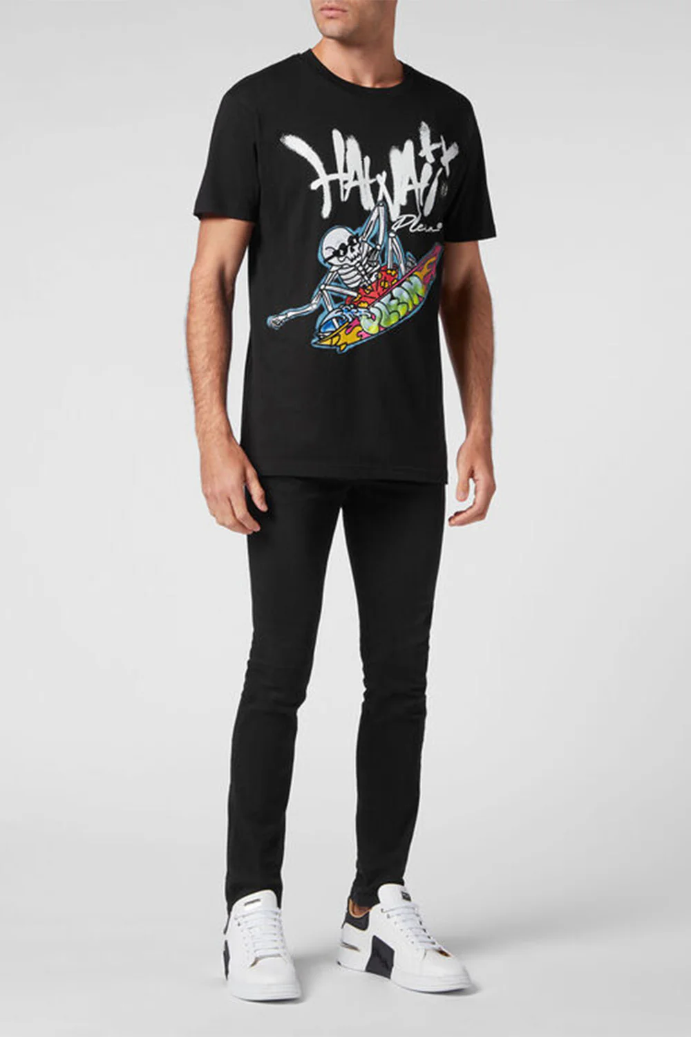 Philipp Plein T-SHIRT ROUND NECK SS HAWAII - Image 4