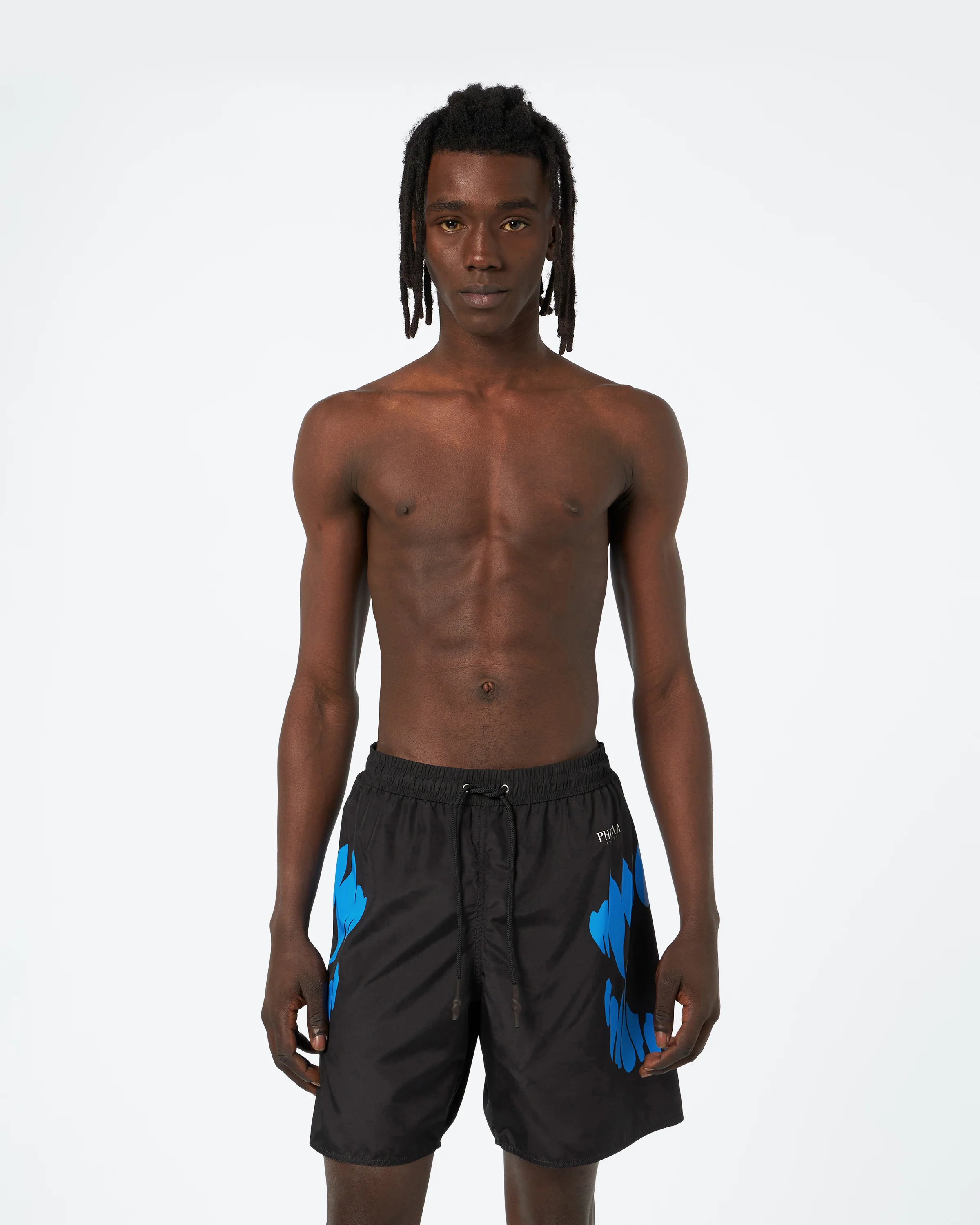 PHOBIA BLACK SWIMWEAR WITH BLUE MOUTH - Image 2