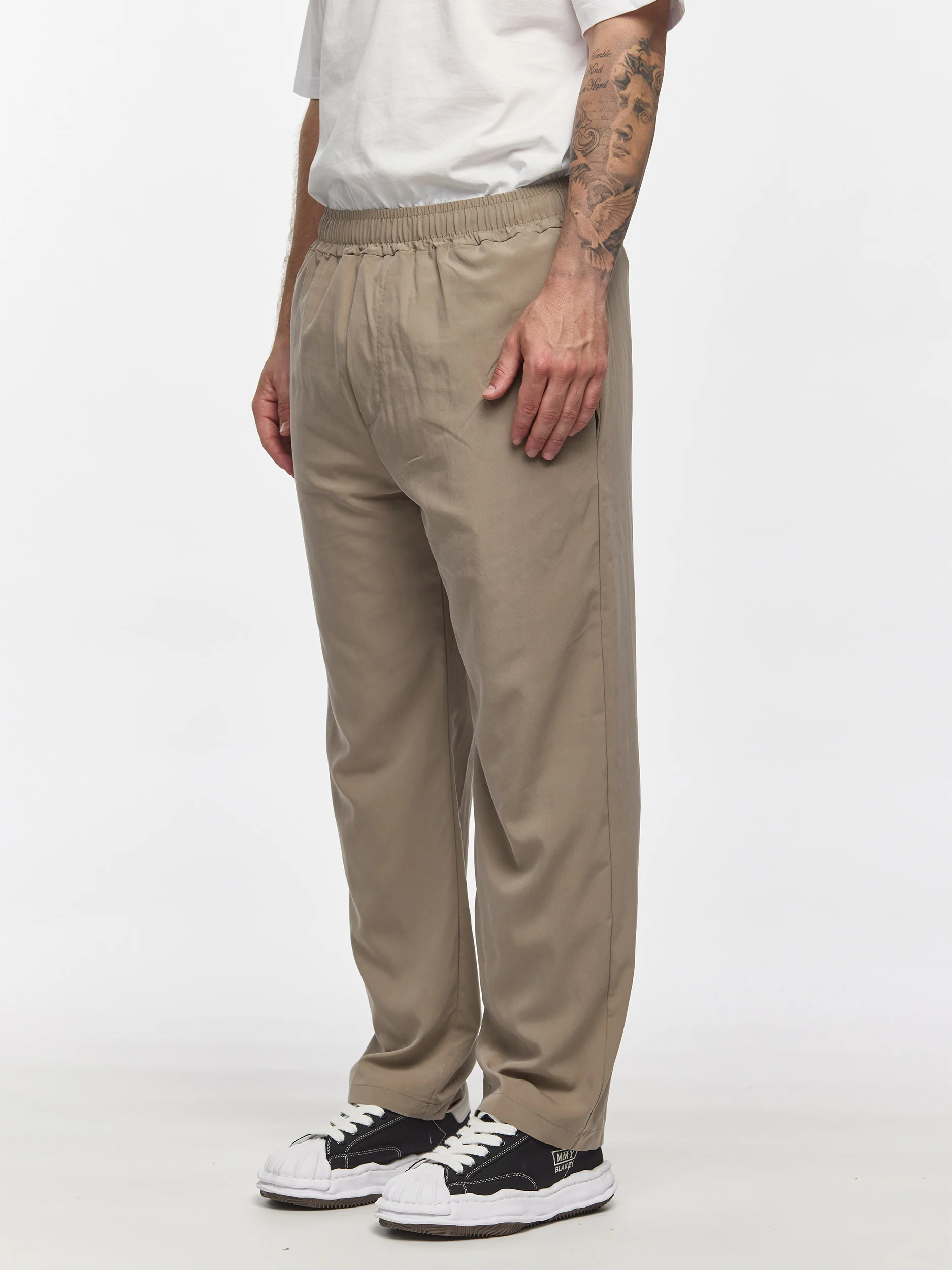 Prêt A Porter Pants Soft Fabric Khaki - Image 4