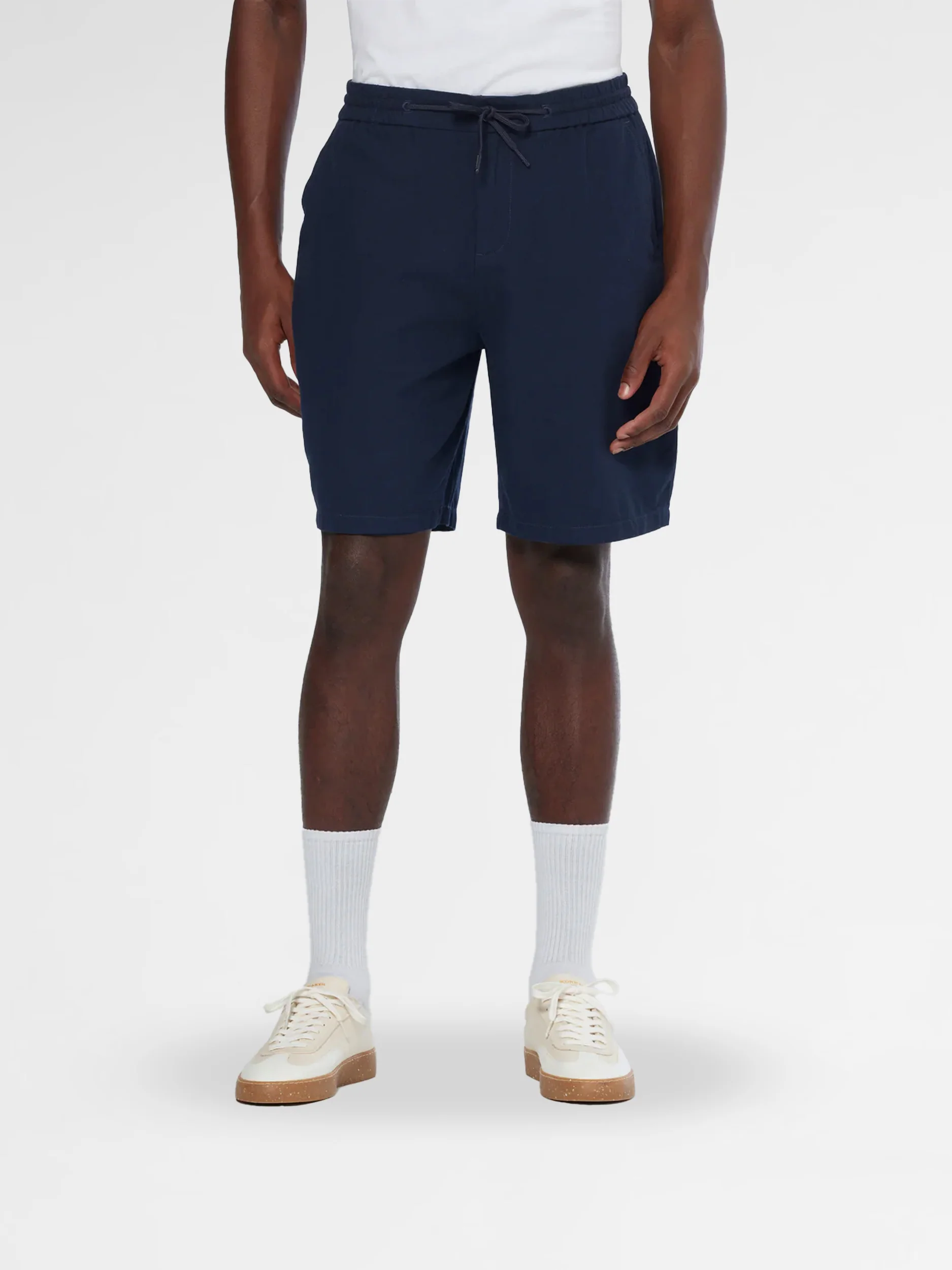 Scotch & Soda Linen Short Pants Navy