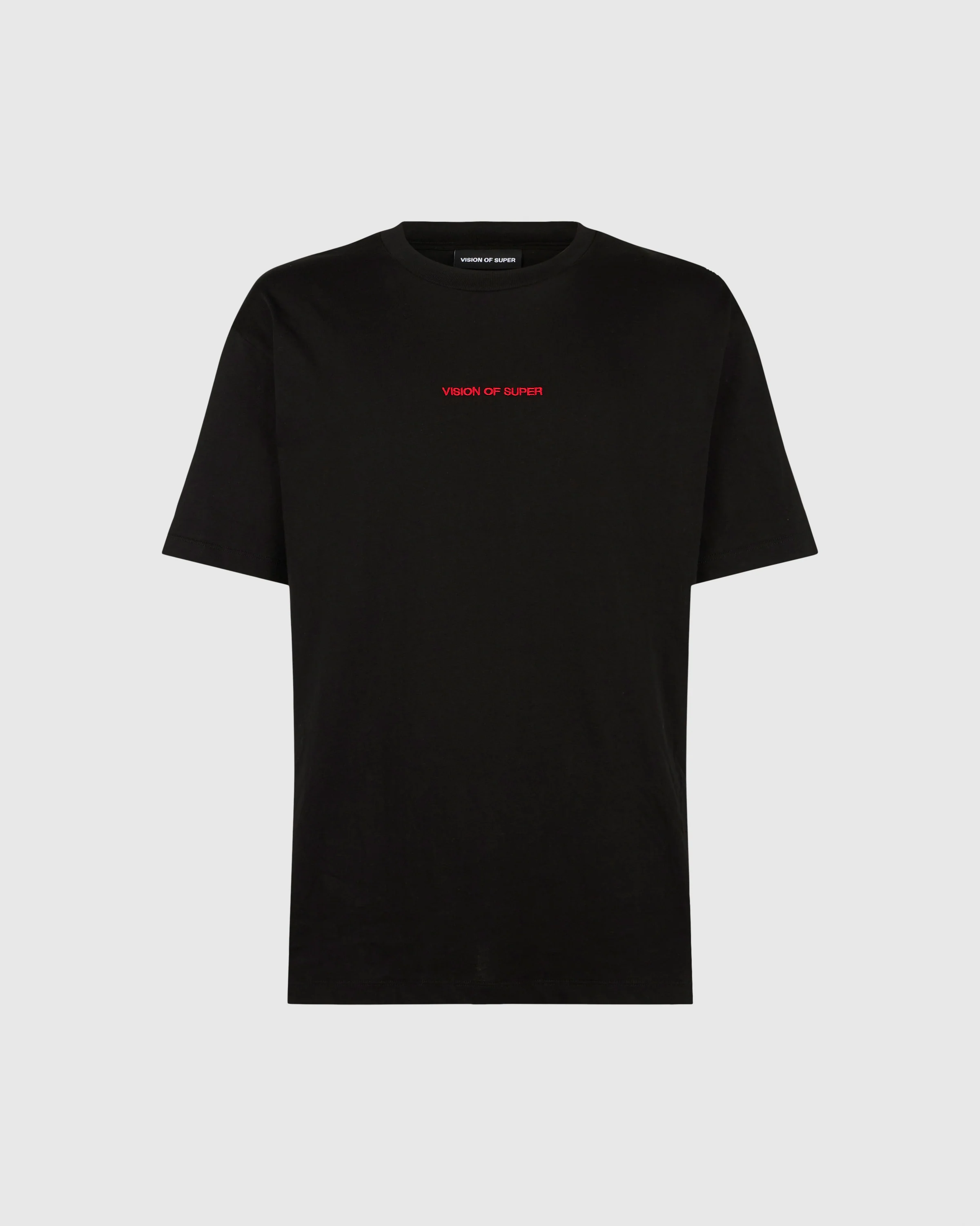 VISION OF SUPER BLACK TSHIRT WITH SKELETON PRINT