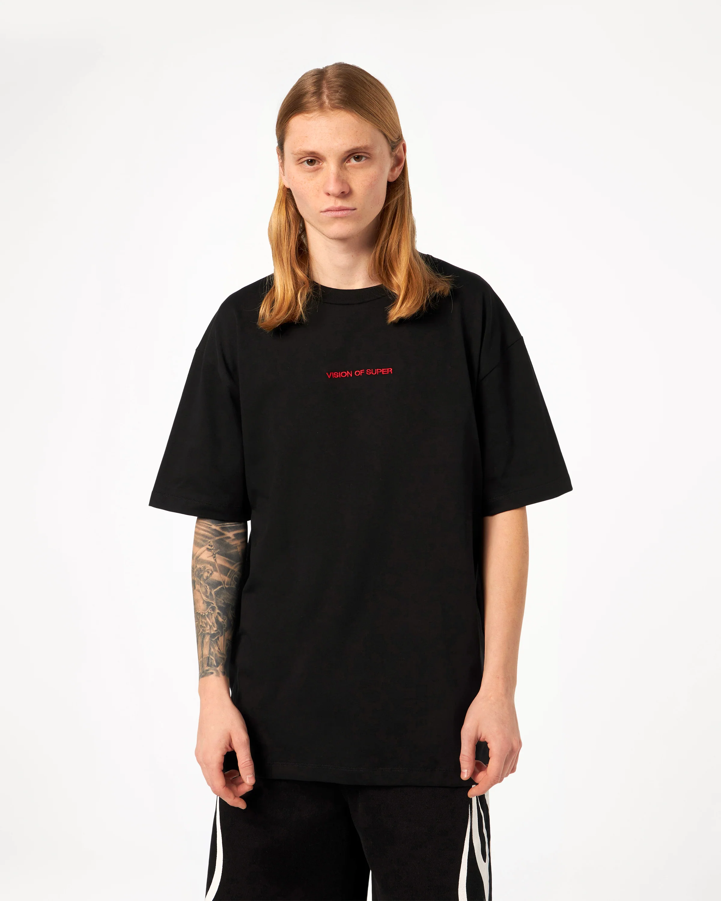 VISION OF SUPER BLACK TSHIRT WITH SKELETON PRINT - Image 3